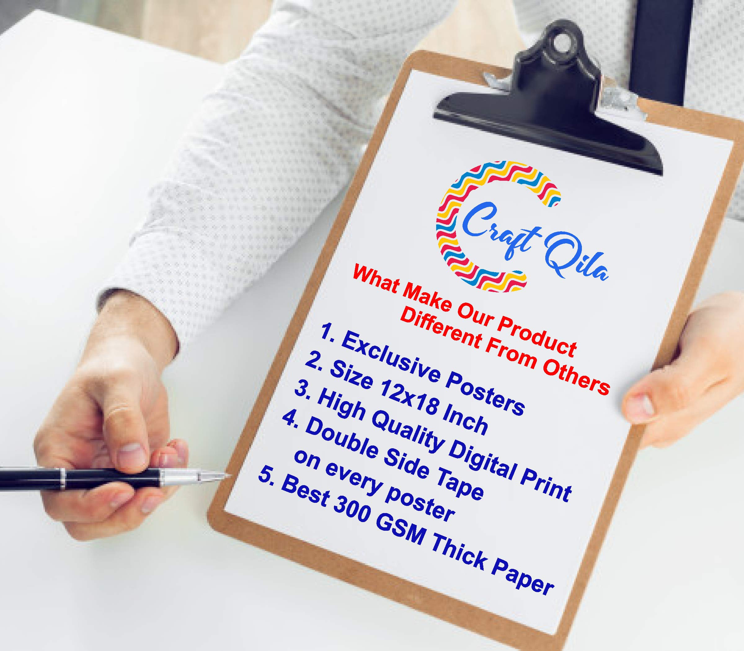 Giant Innovative Baabu Moshaay Zindagi Baddi Honni Chahiye Lambhi Nahi Funny Poster (300 Gsm Paper, 13 X 19 Inches, Multicolour)