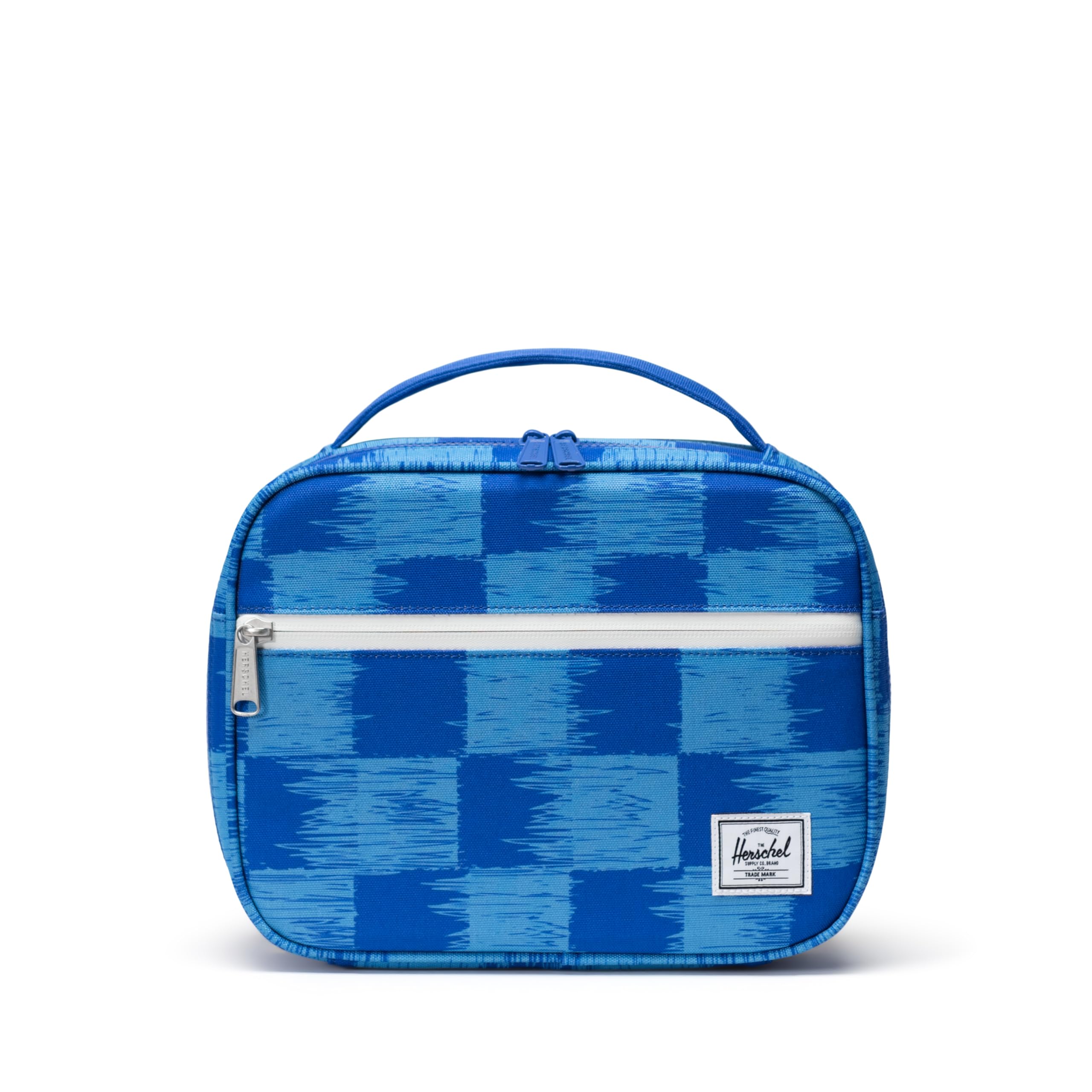 Herschel Supply Co. Pop Quiz Lunch Box Little, Standard, 5L, Check Yourself Dazzling Blue