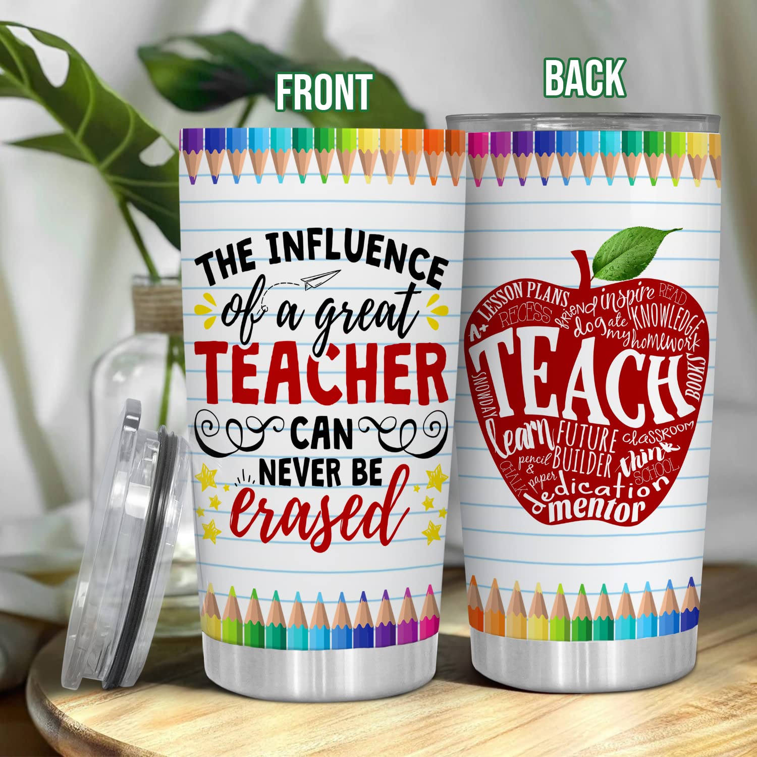 Teezwonder Teacher Appreciation Gifts For Women - Teachers Day, Graduation, Appreciation Week, Back To School, Birthday, Christm
