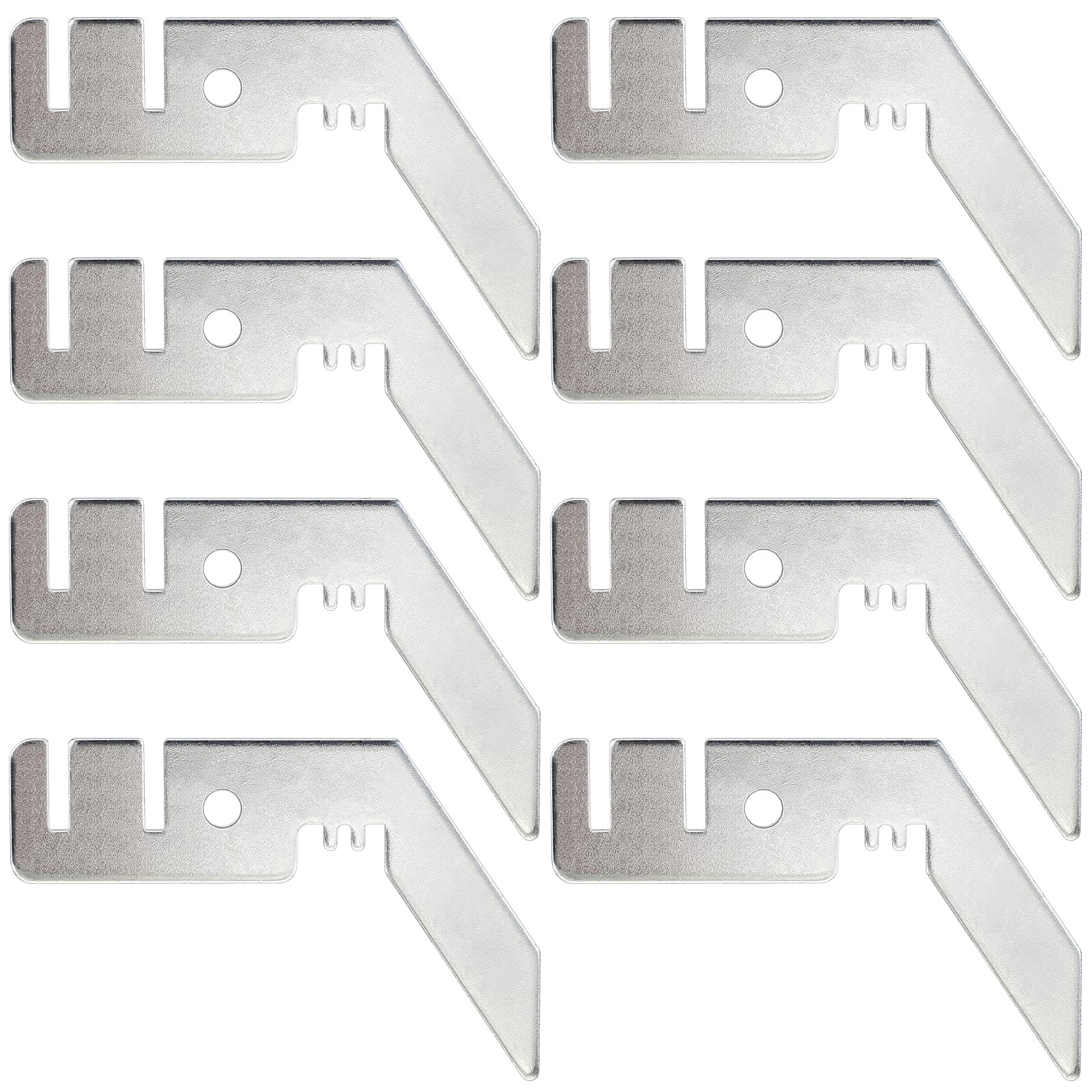 3'' Double Crossbar Hanger Wedding Valance Hanger For Backdrop, Pipe And Drape Backdrop Stand Kit Double Backdrop Stand (8 Pcs)