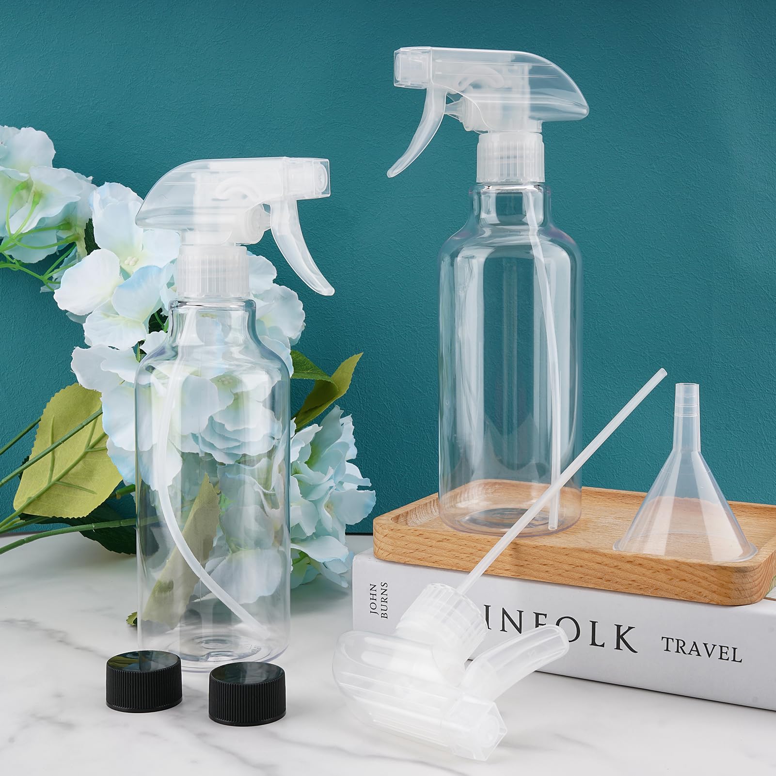 3 Pack Plastic Spray Bottles Empty Spray Bottle 10Oz/300Ml Heavy Duty Spraying Bottles Mist/Stream Water Bottle For Cleaning Sol