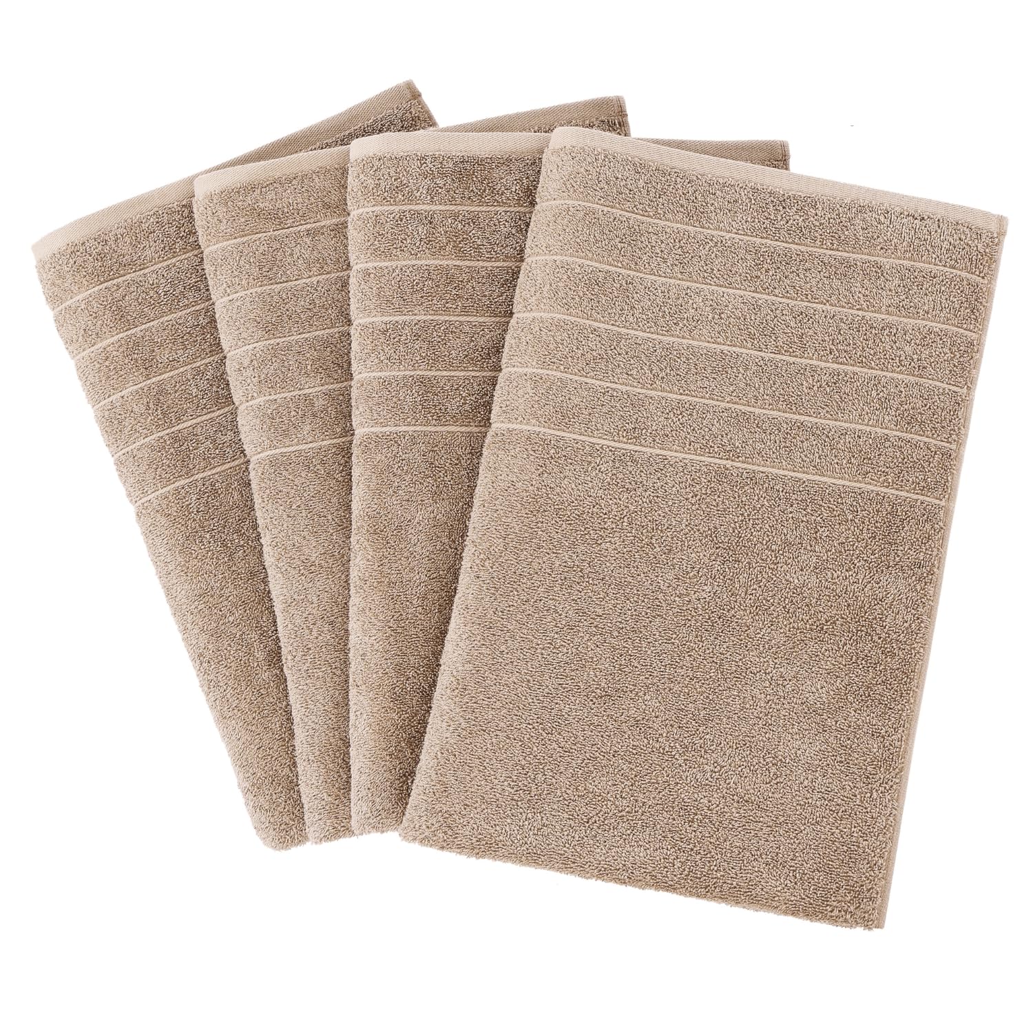 Casa Platino Bathroom Towels Set 4 Pack, Large Bath Towels(30''X 60''), 100% Ring Spun Cotton Towels, Lightweight Towel Sets For