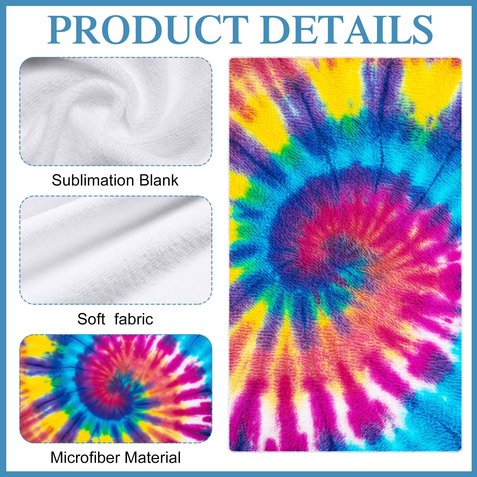 Moukeren 72 Pack White Salon Hand Towels Microfiber Absorbent Resistant 16 x 27 Hair Hand Towels Bulk Quick Dry for Salon Facial