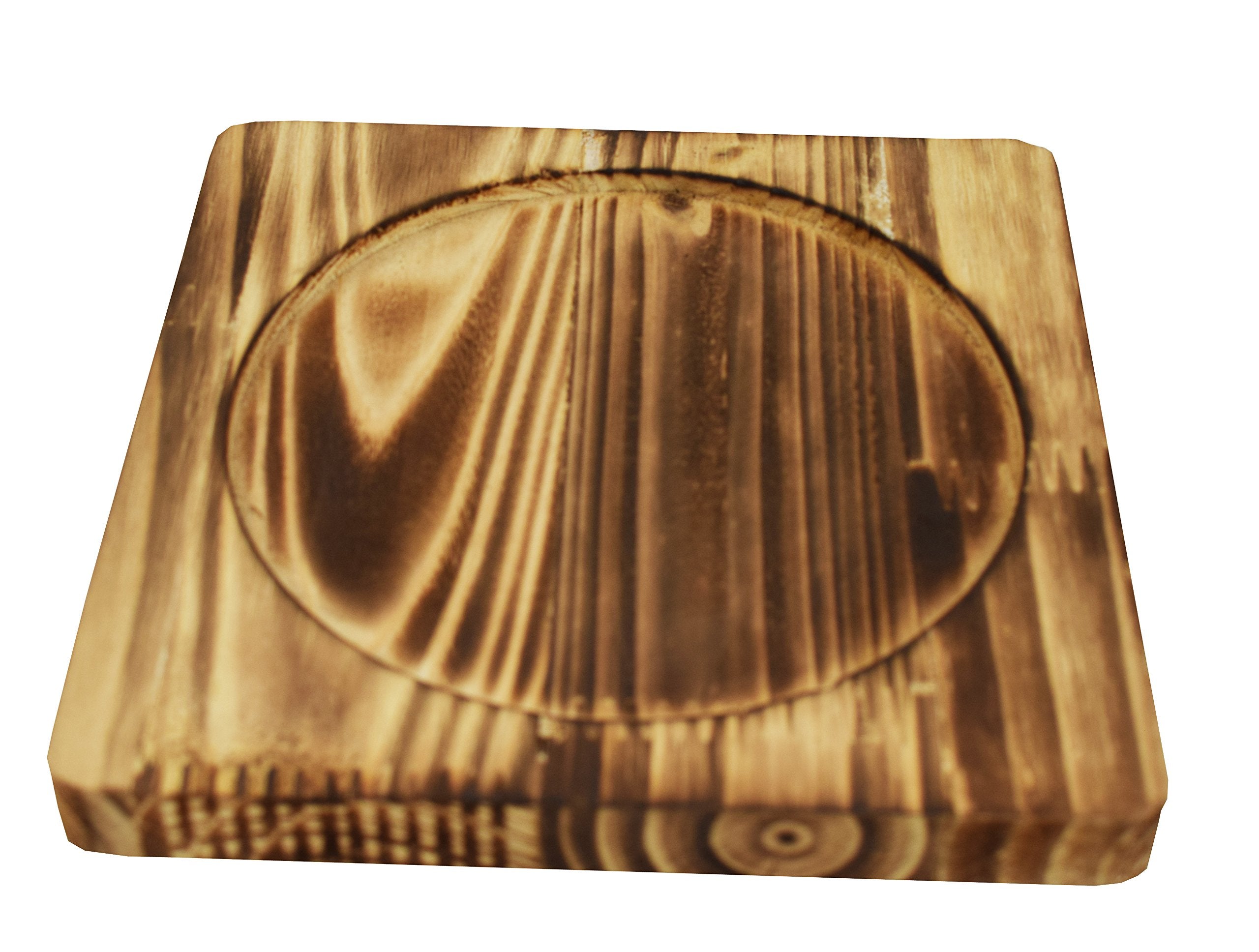 Square Wood Underliner/Trivet For Cast Iron/Hot Dish Sunrise Kitchen Supply (7'' X 7'') - Pack Of 2