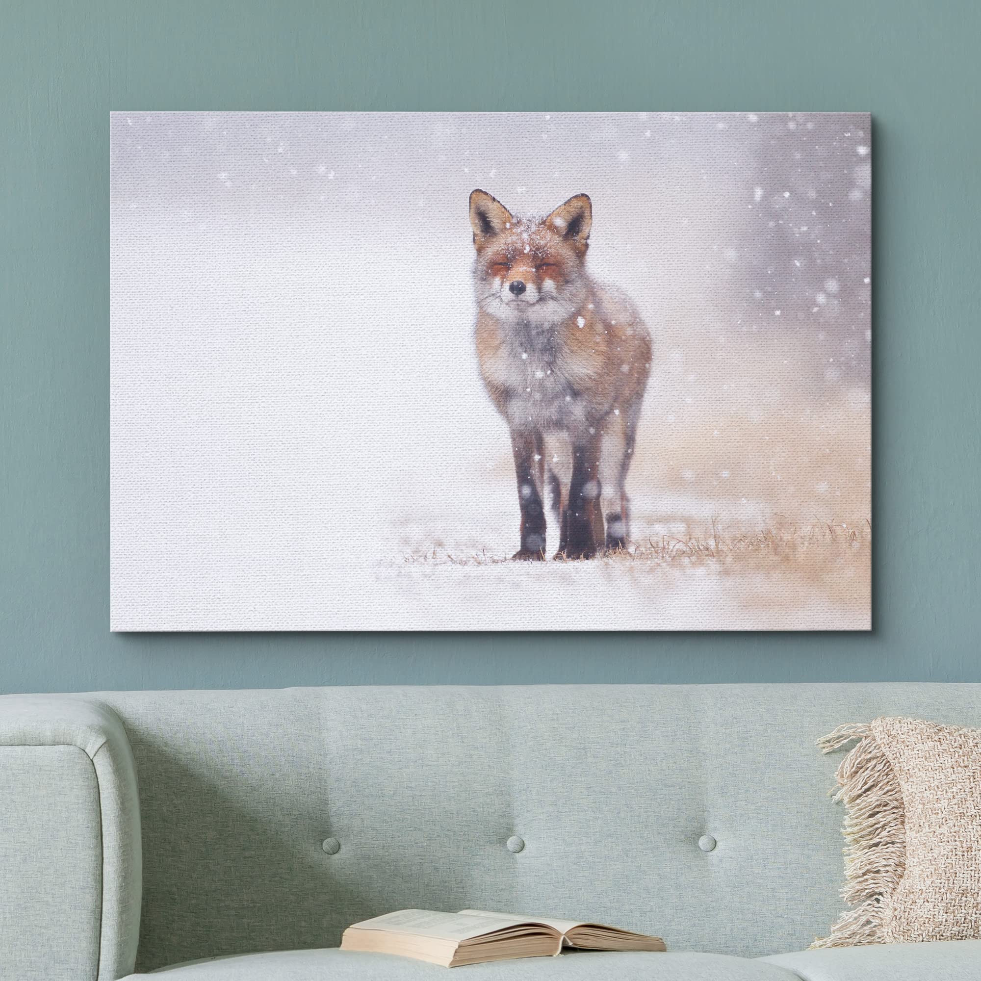Wall26 Canvas Prints Wall Art - Spa/Beauty Concept With Three Candles, Towels, Salt, Oil And Stones | Modern Wall Decor/Home Dec