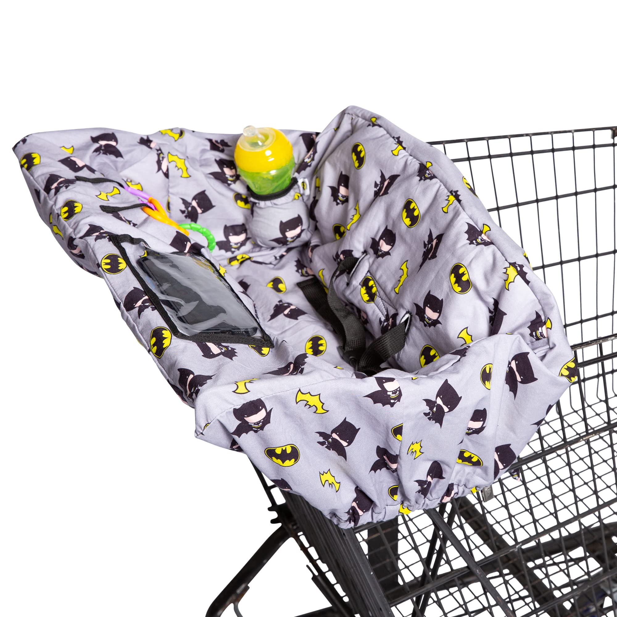 Jl Childress Dc Comics Batman Shopping Cart  High Chair Cover For Baby To Toddler