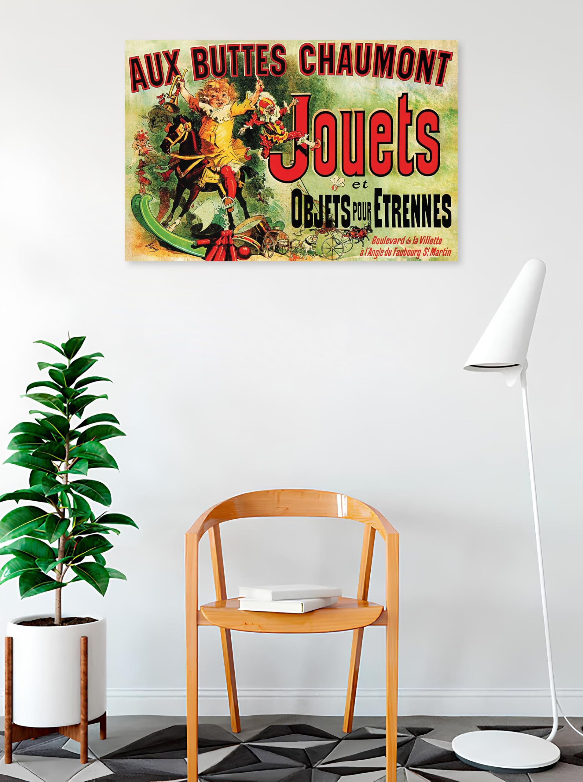 Buyartforless Jouets - Vintage Ad (As Seen On Friends) 36X24 Art Poster Print Vintage Advertising 19Th Century, Multicolor (Hg N