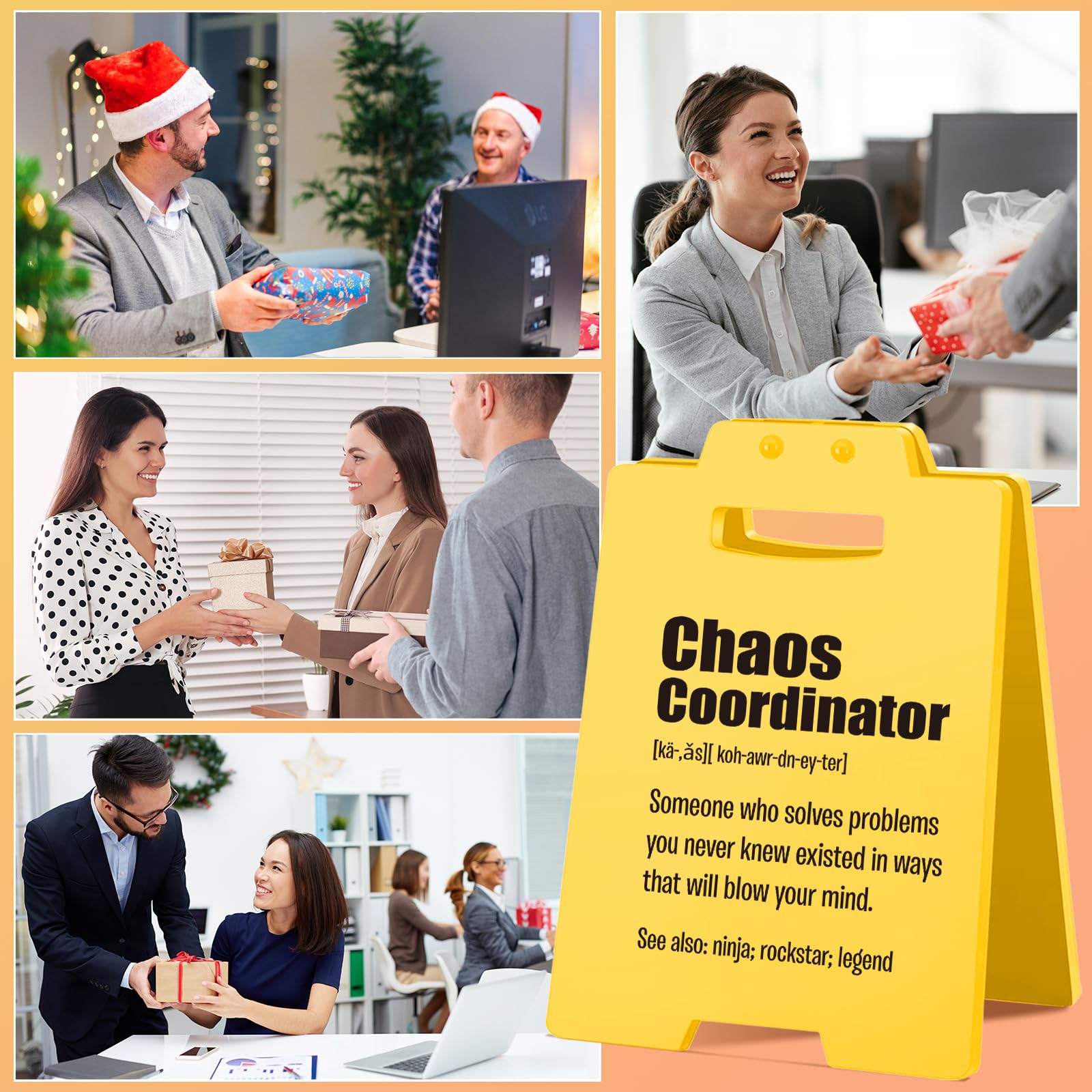 Chaos Coordinator Gifts | Funny Thank You Gift for Coworkers, Bosses, Managers, Teachers, Nurses Appreciation | Motivation Offic