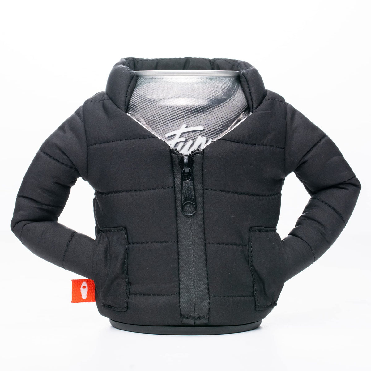 Puffin - The Puffy Beverage Jacket, Insulated Can Cooler, Honey Brown/Taco Tan