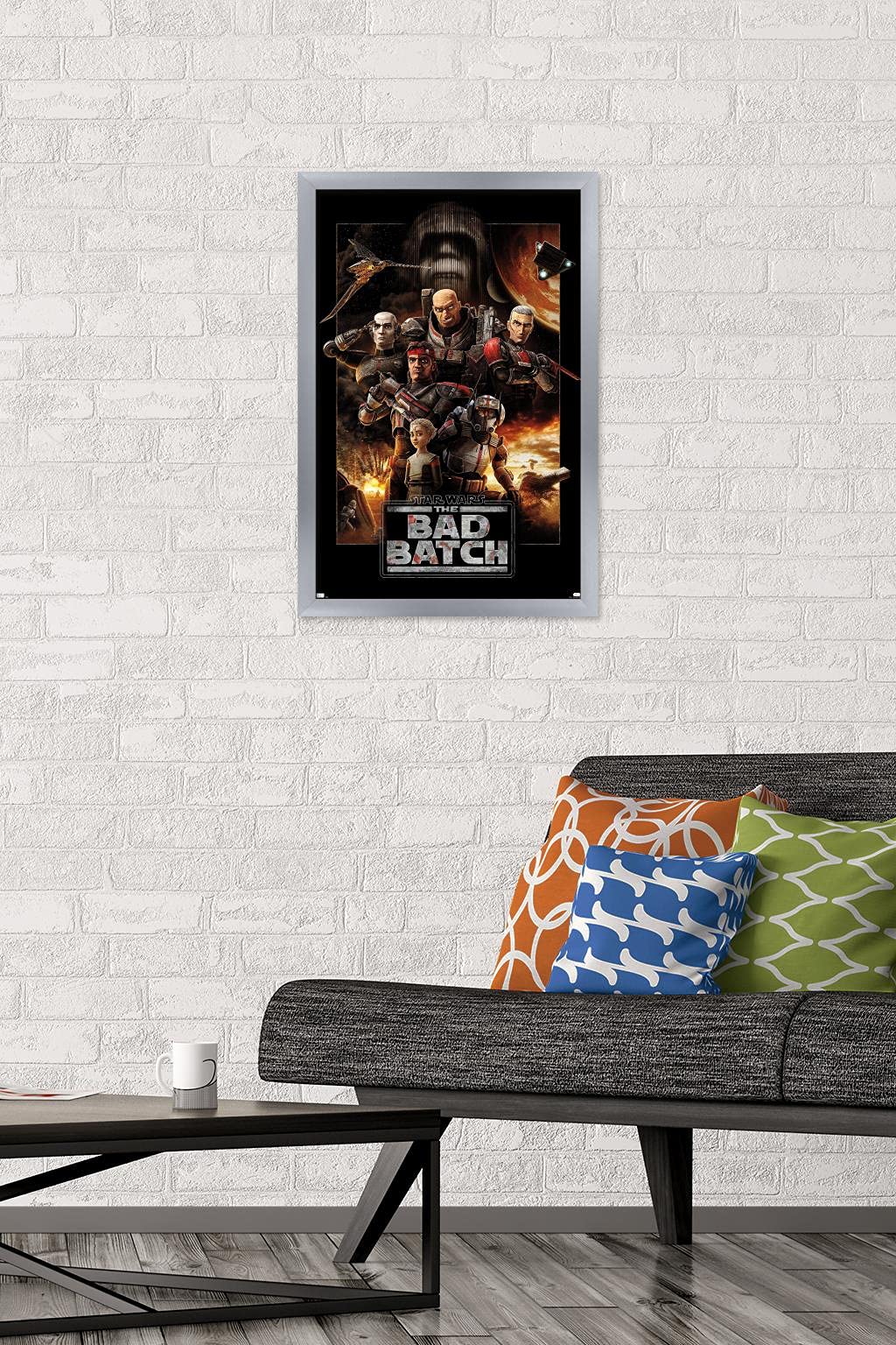 Trends International Star Wars: The Bad Batch-One Sheet Wall Poster, 14.725'' X 22.375'', Silver Framed Version