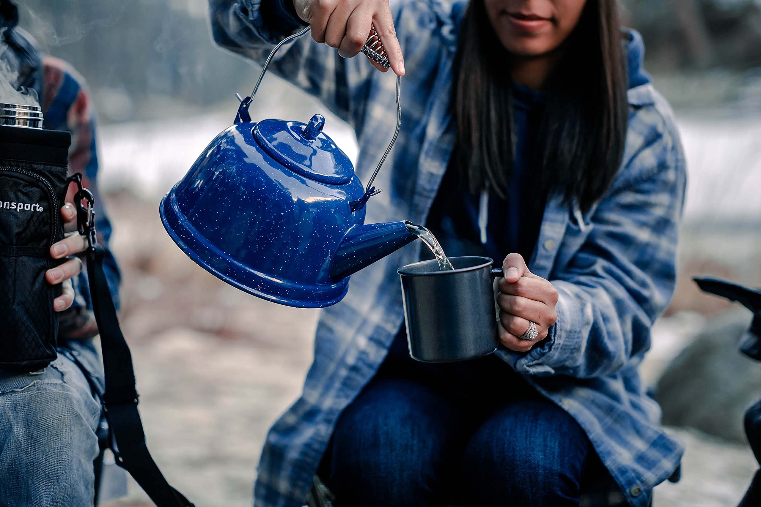 Stansport Enamel Tea Kettle 2.6 Qt (10955)