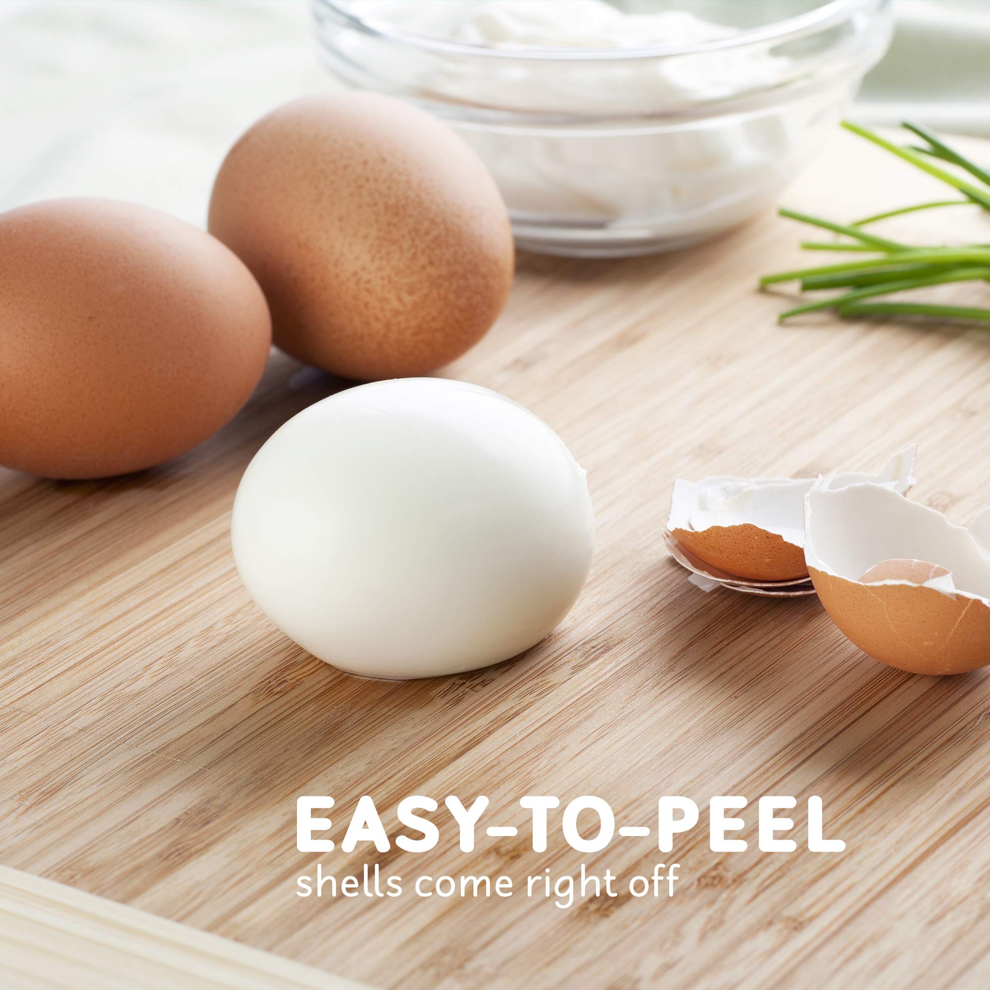 Elite Gourmet Easy Electric 7 Egg Capacity Cooker  Poacher  Omelet Maker  Scrambled  Soft  Medium  Hard Boiled with Auto Shut-Off and Buzzer  BPA Free