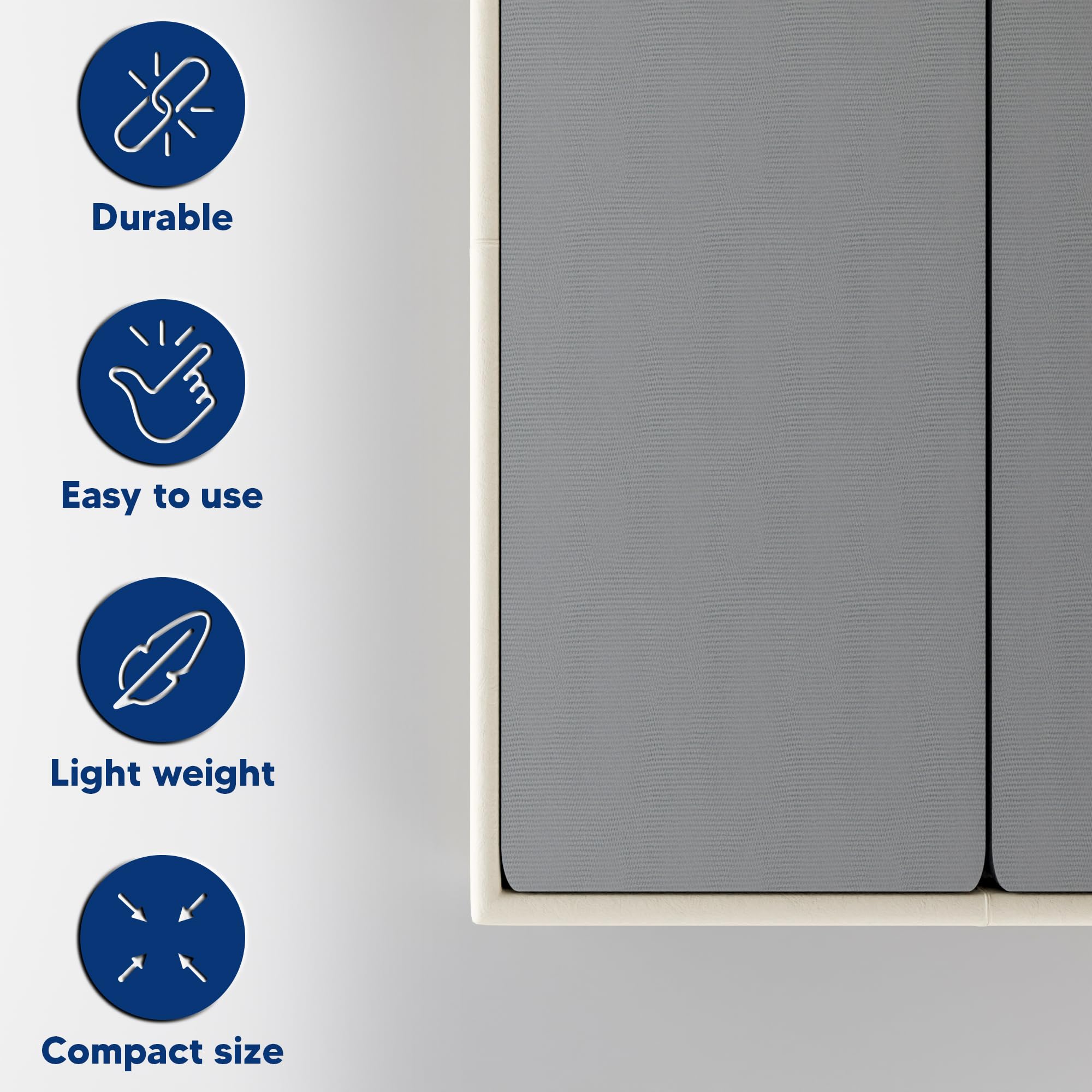 Spinal Solution, 1.5-Inch Split Bunkie Board For Mattress/Bed Support - Fully Assembled, Improved Comfort And Support, Full, Gra