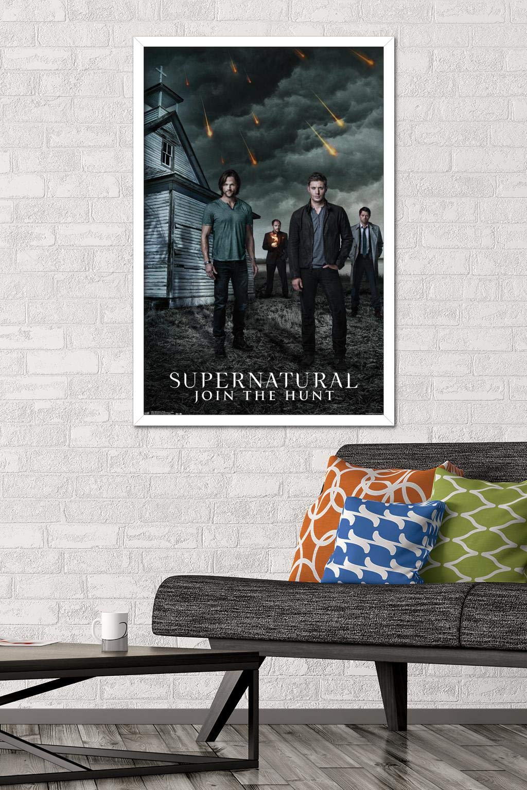 Trends International Supernatural-Church Wall Poster, 22.375'' X 34'', White Framed Version