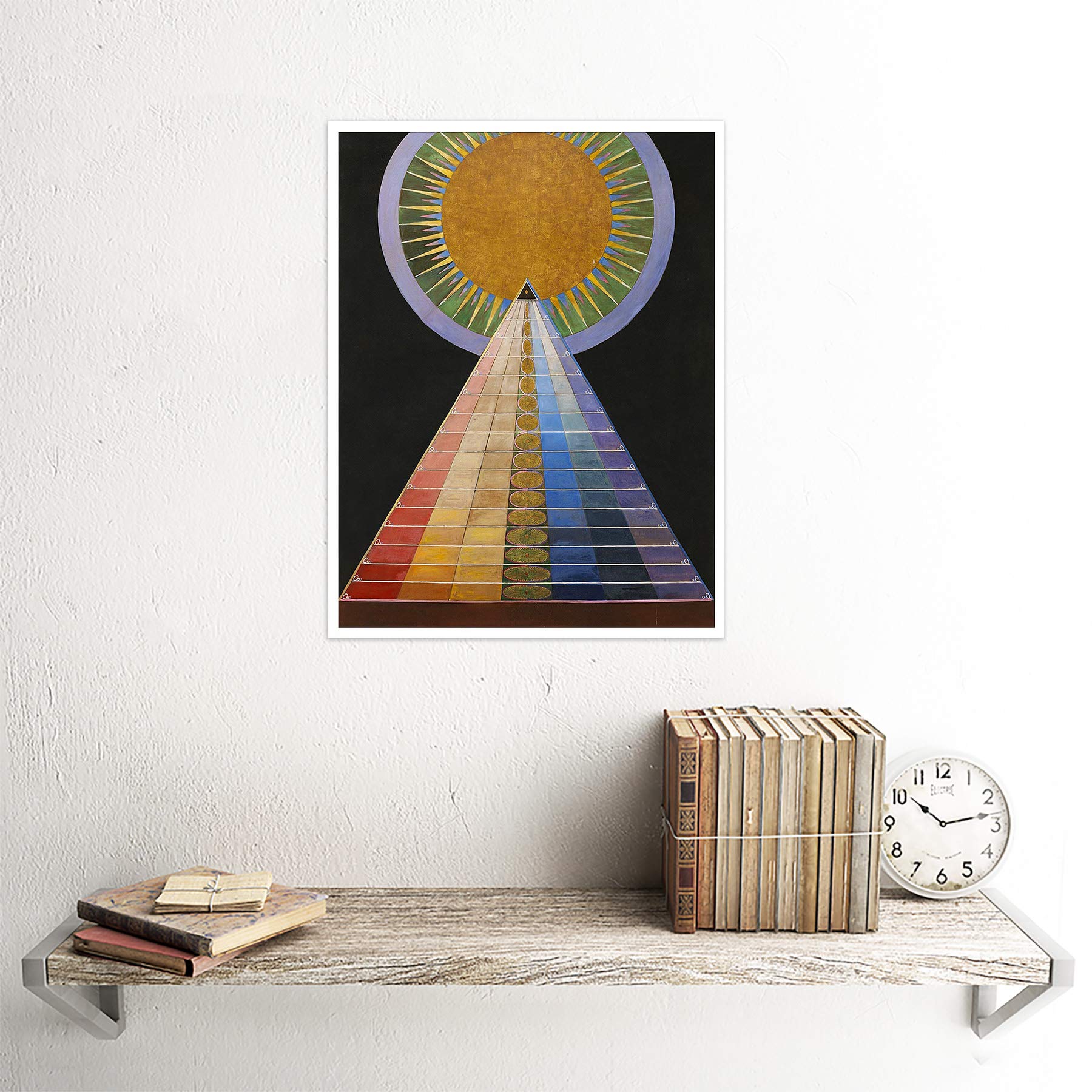 Wee Blue Coo Painting Hilma Af Klint 1907 Altarpiece No 1 Group Unframed Wall Art Print Poster Home Decor Premium