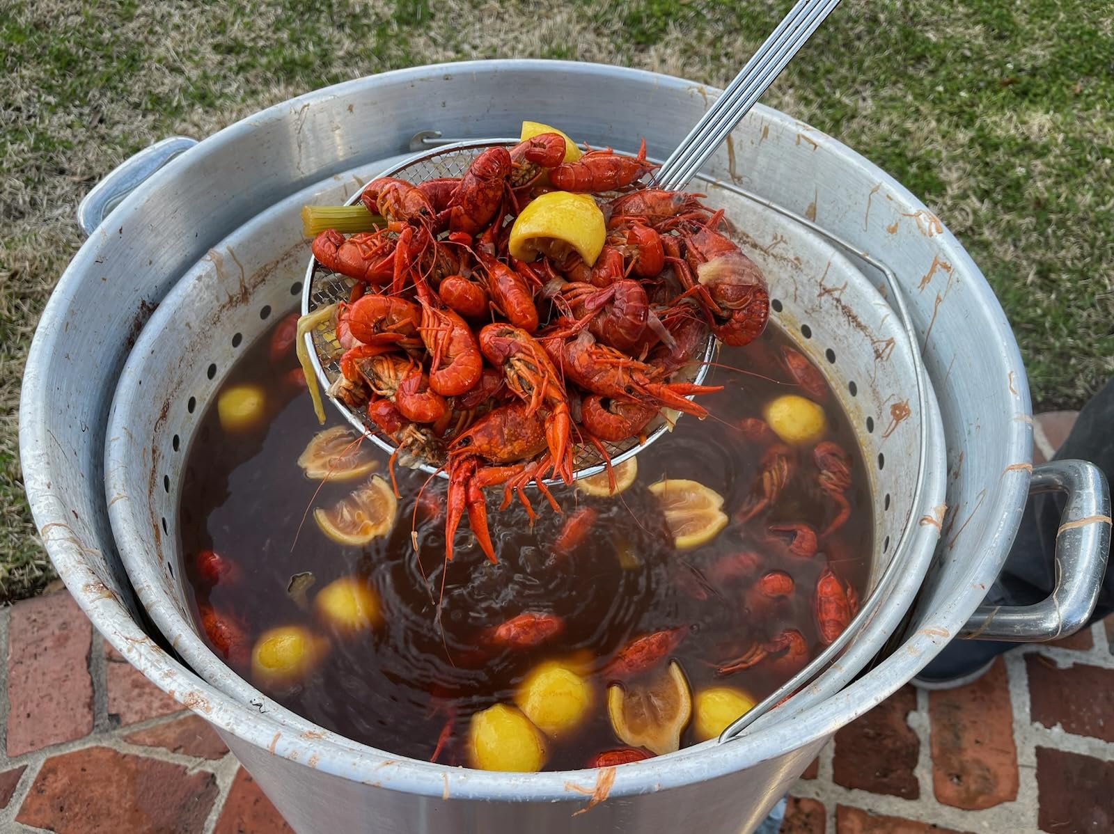 King Kooker Wka8 36-Inch Nickel Plated Skimmer