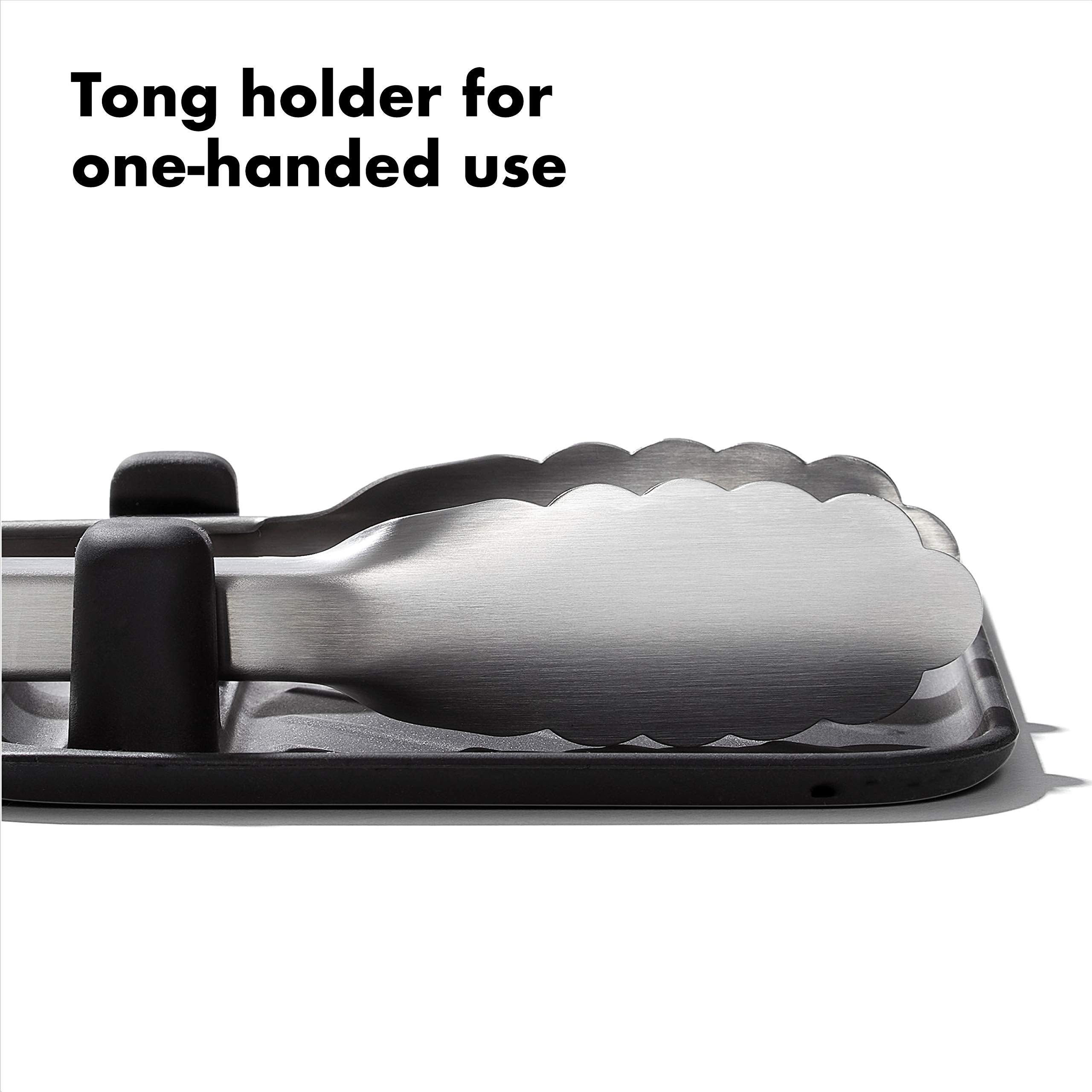 OXO Good Grips Tool Rest, Silicone Material, Black Color, Model 11308400