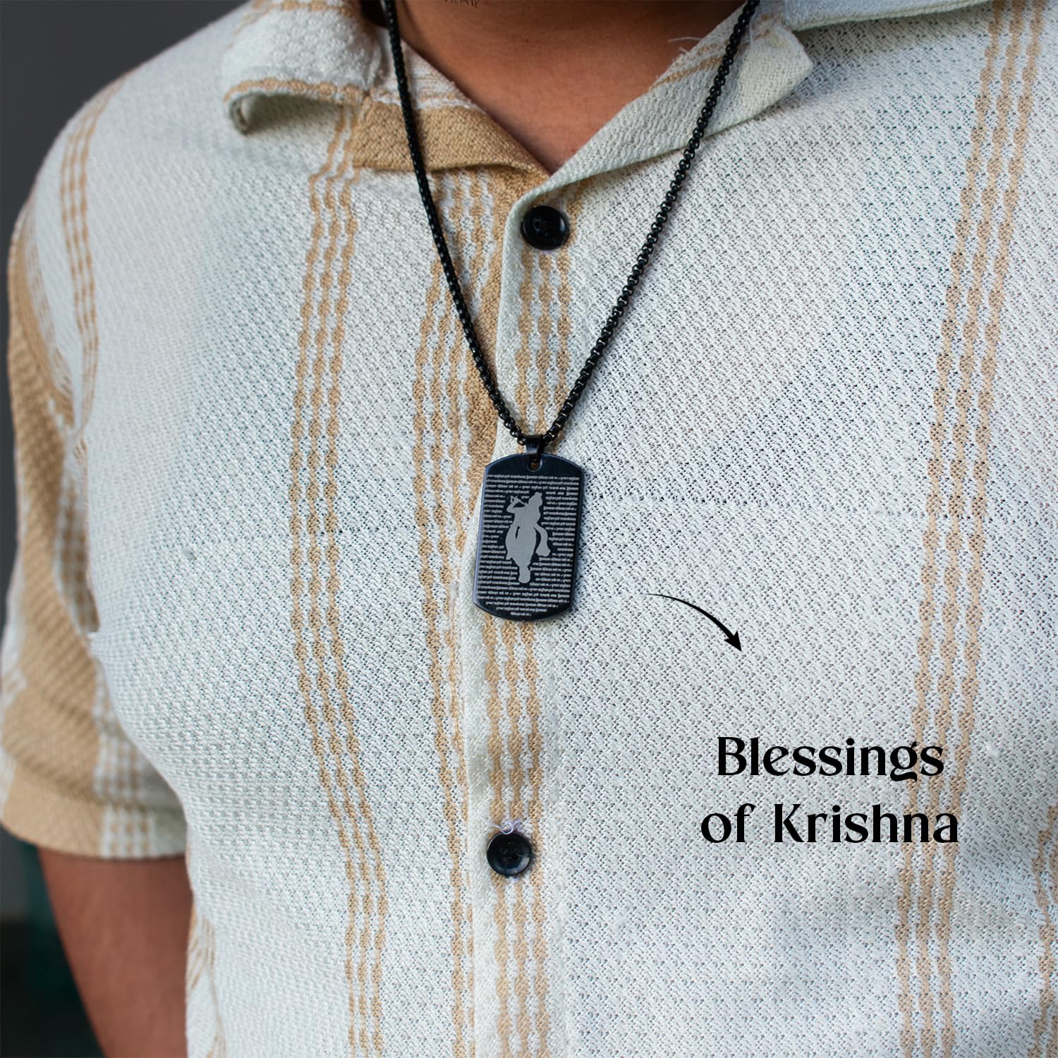 Astrotalk Shree Krishna Maha-Mantra Kavach | Blessings, Prosperity & Strength | 108 Hours Energized by Top Astrologers | Engraved Lord Krishna Pendant