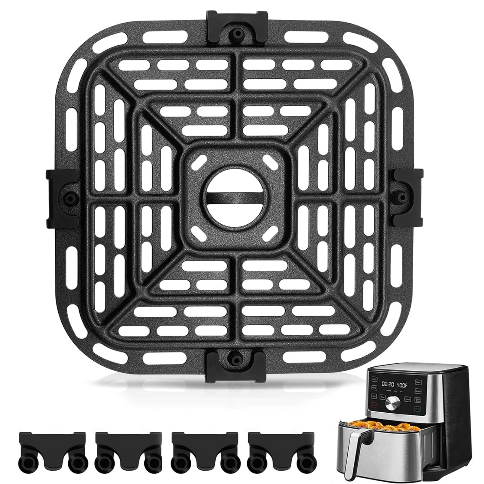 GXF Air fryer Replacement Parts for Instant Pot Vortex Plus 6 in 1 4 Quart Air Fryer Oven, 7.57.5 Square Food Grade Air Fr
