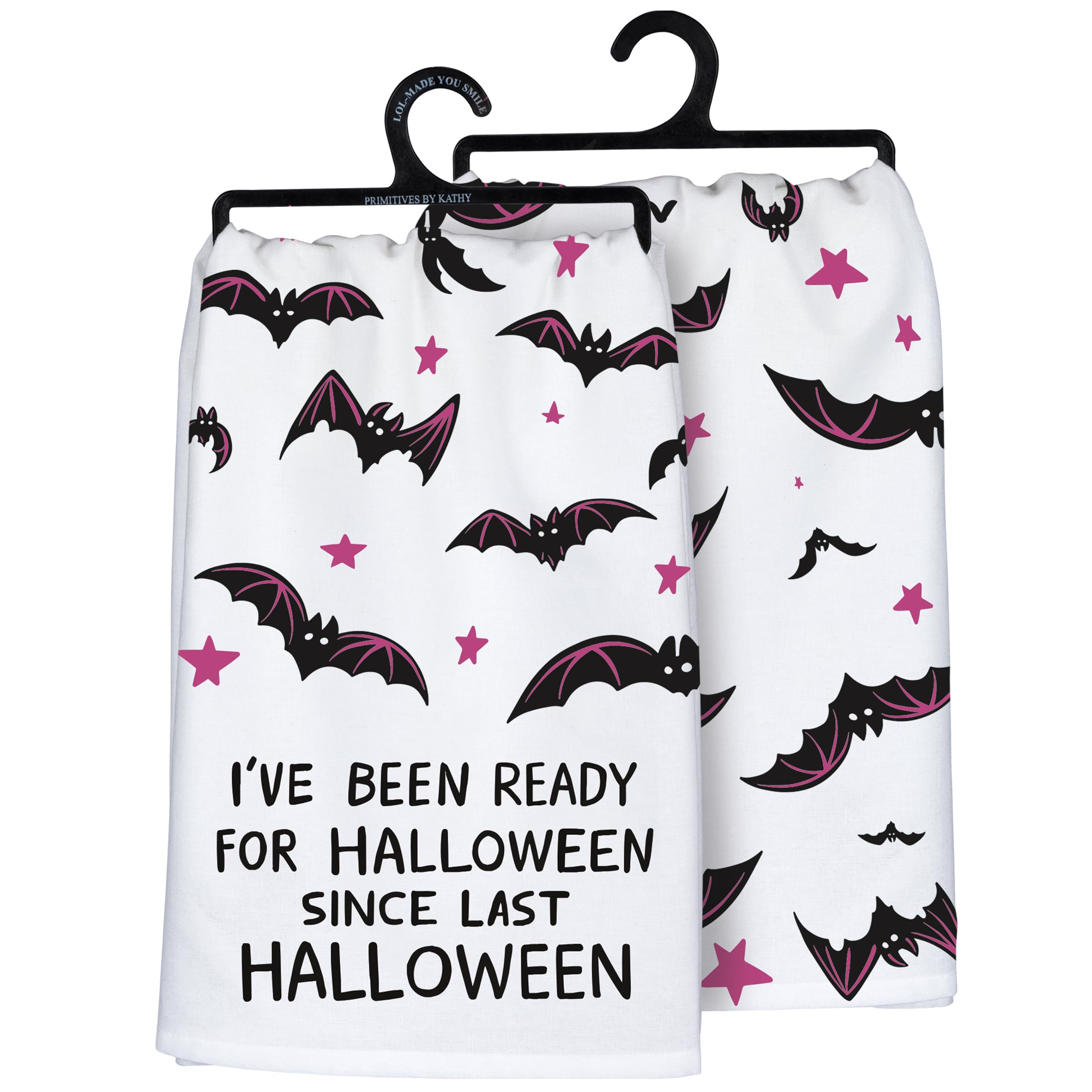 Primitives by Kathy Been Ready for Halloween Kitchen Towel