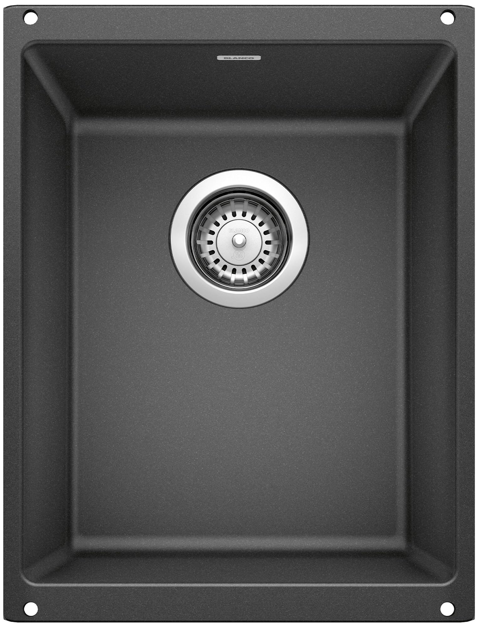 BLANCO 513432 PRECIS SILGRANIT Medium Undermount Kitchen Sink, Anthracite
