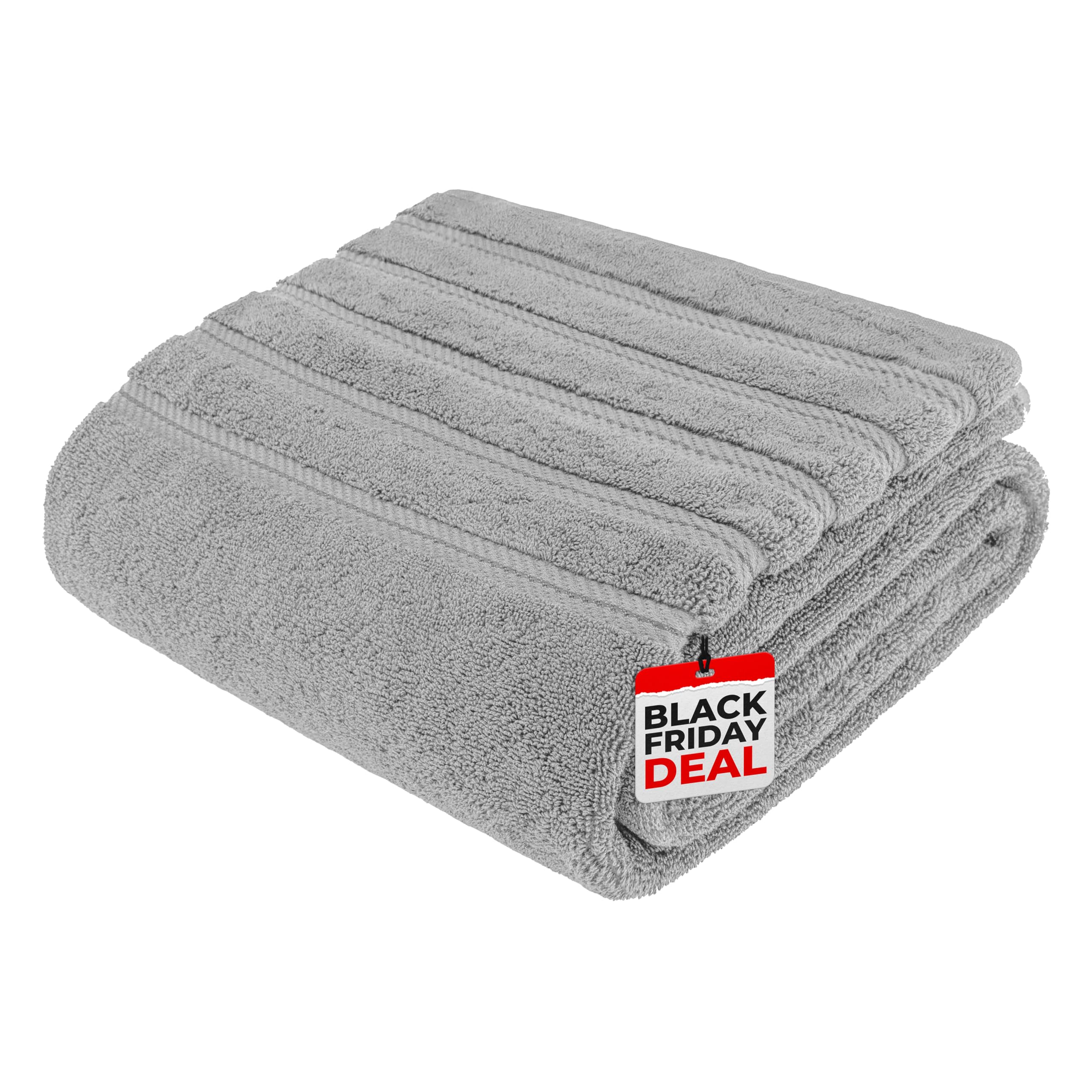 American Soft Linen Jumbo Large 100% Turkish Cotton 35 In 70 In, Bath Towel Sheets For Bathroom, Light Grey