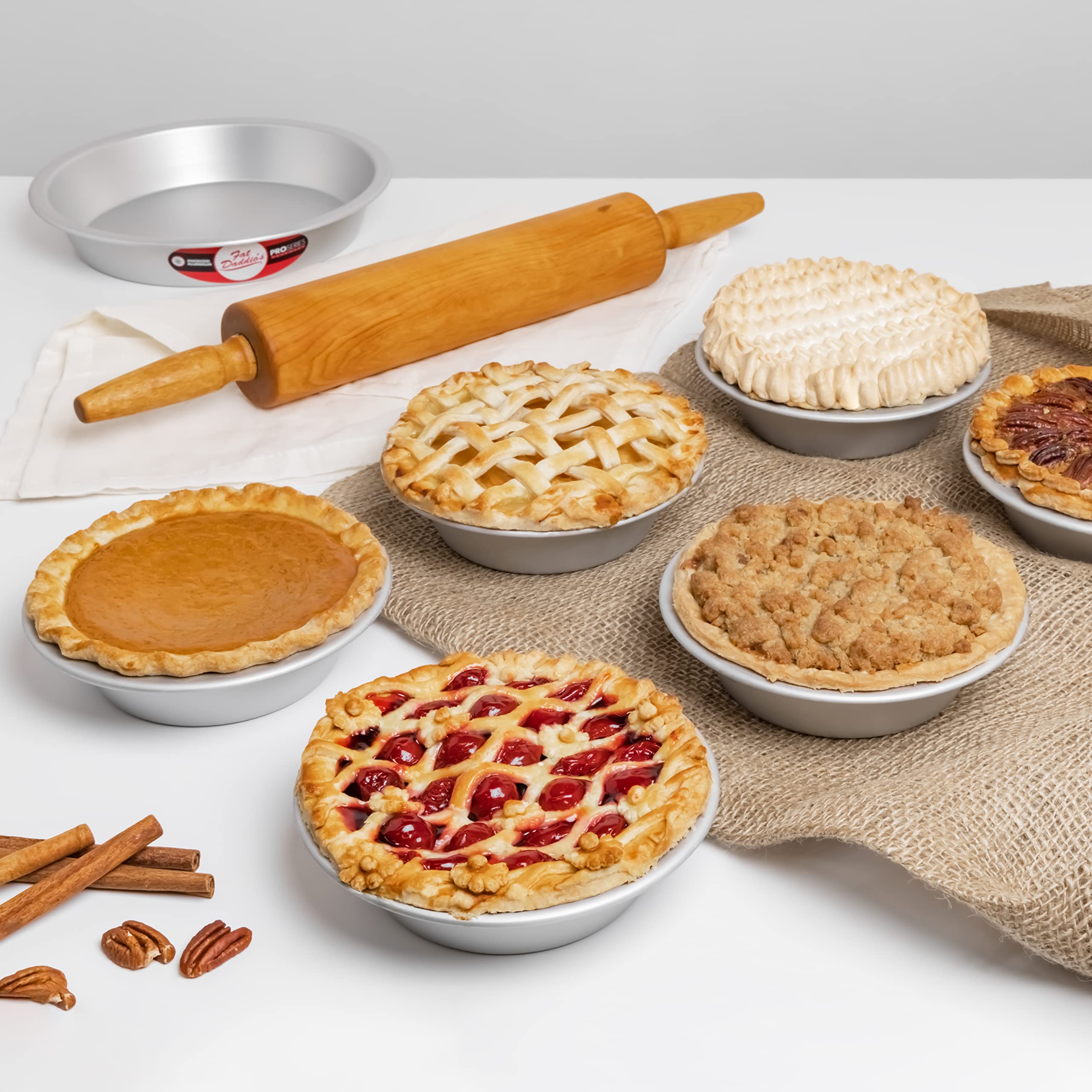 Fat Daddio'S Pie-9 Anodized Aluminum Pie Pan, 9 X 1.5 Inch