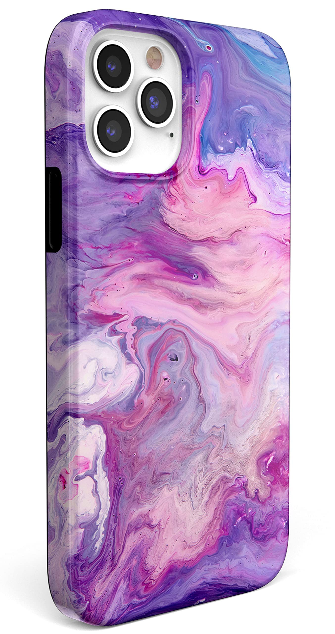 Casely Iphone 1212 Pro Case  Tie Dying Over You Purple Marble Iphone Case