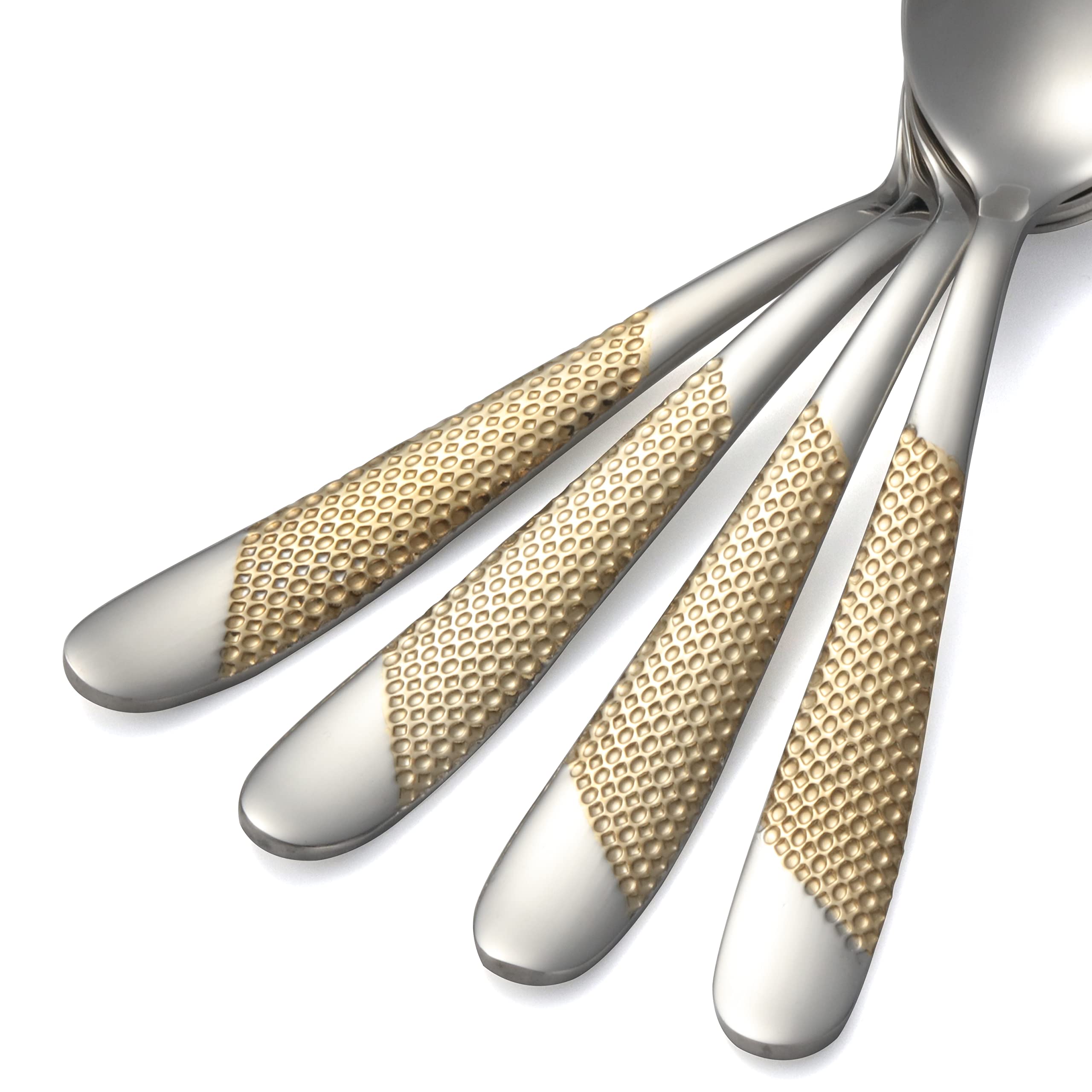 Dinner Spoons Set Of 4 Stainless Steel Silverware Spoons Set Soup Spoon Tablespoons For Home Kitchen Restaurant