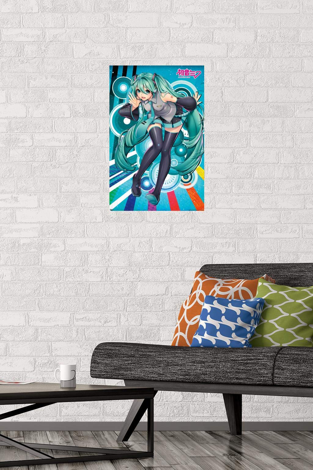 Trends International Hatsune Miku - Whisper Wall Poster, 14.72'' X 22.37'', Premium Unframed Version