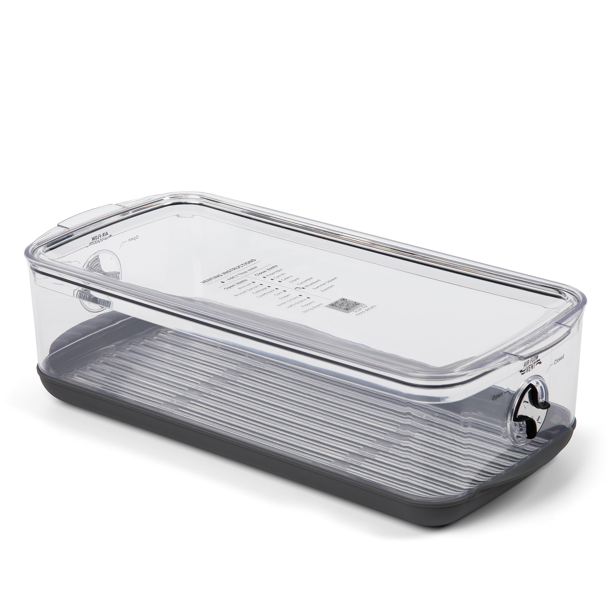 Prokeeper+ By Progressive Stackable Produce Prokeeper Storage Container With Stay-Fresh Vent System (Pks-917 (5.7Qt Long Produce