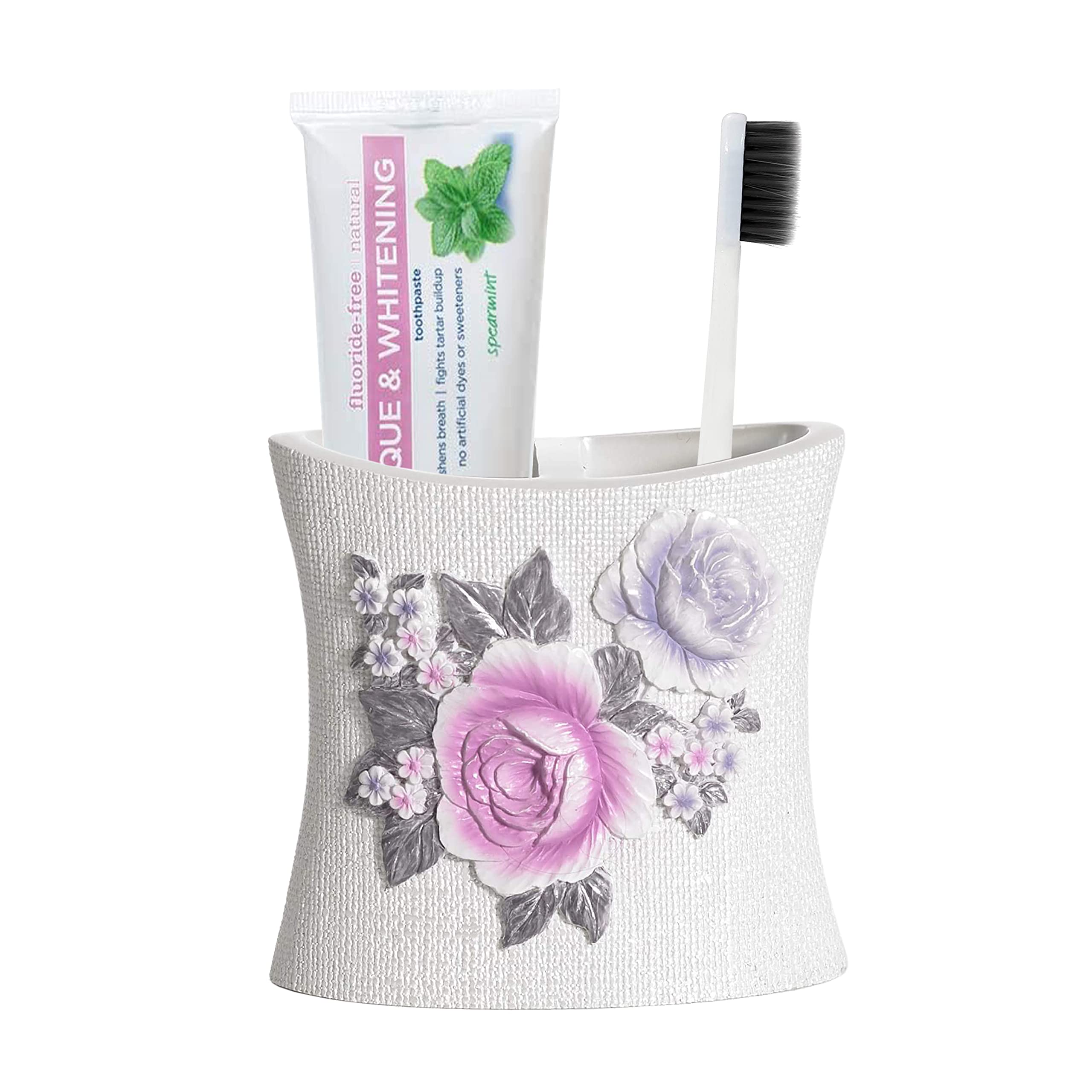 Popular Bath Tooth Brush Holder, Michelle Collection, 5X3, Lilac