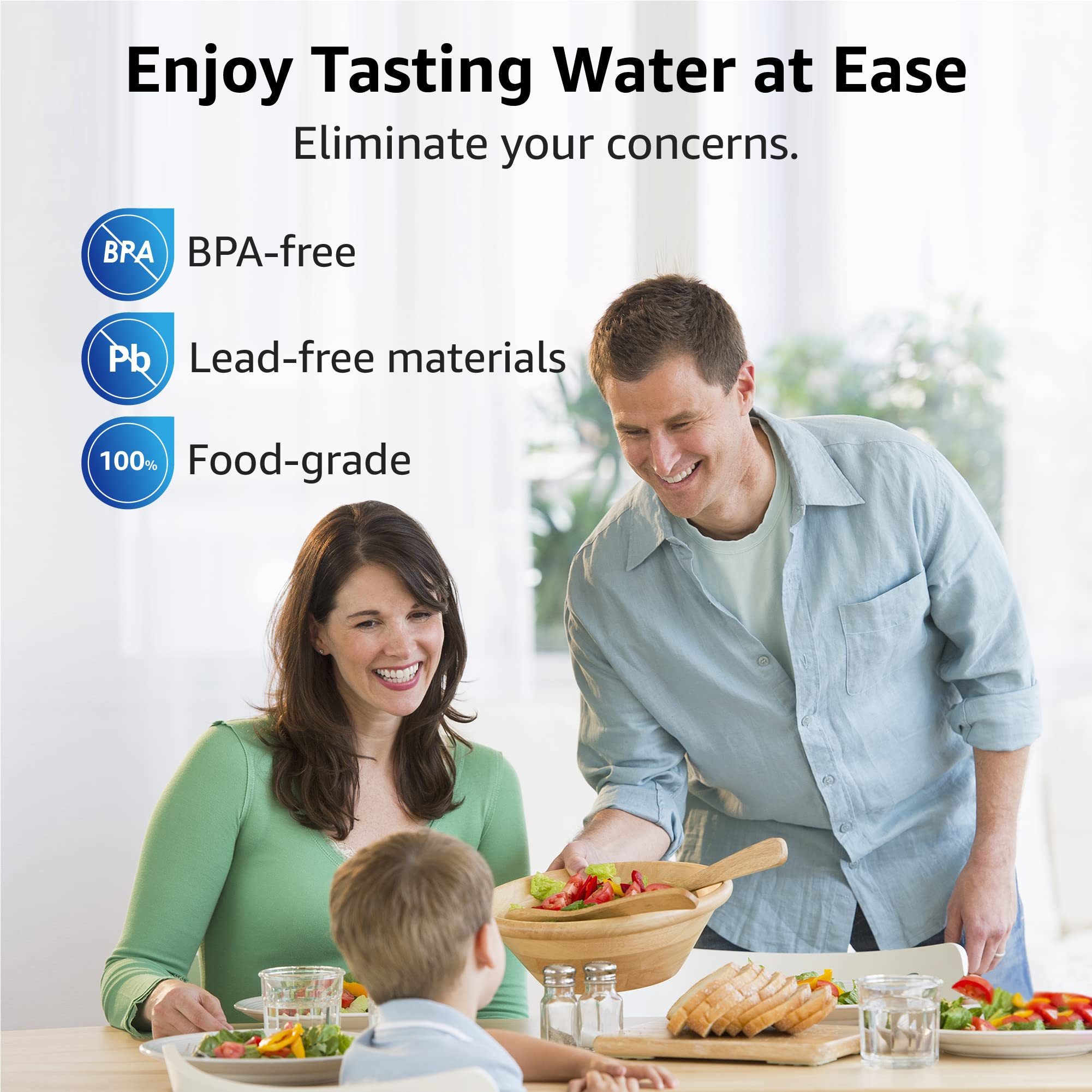 Overbest NSF Certified Pitcher Water Filter  Replacement for Brita? Pitchers and Dispensers  Brita? Classic 35557  OB03  Mavea? 107007  and More  Pack of 6