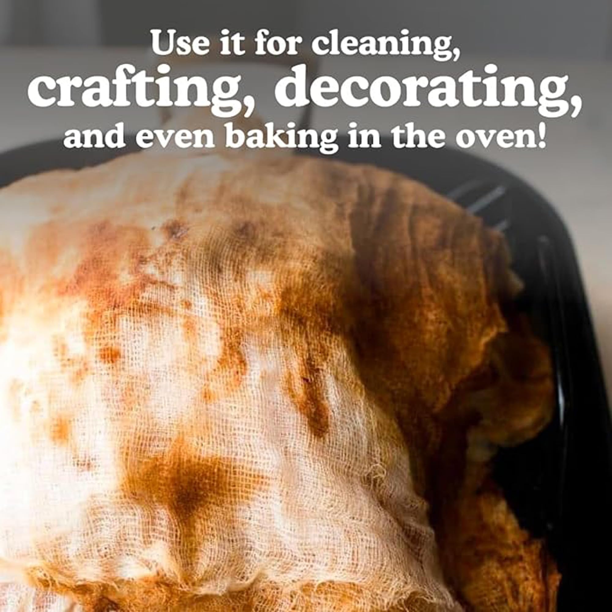 Regency Wraps 100% Cotton Ultra Fine Natural Cheese Cloth, 36 Sq.Ft 36'' X36'' 4 Pcs, Chef Grade For Basting Turkey, Canning, St