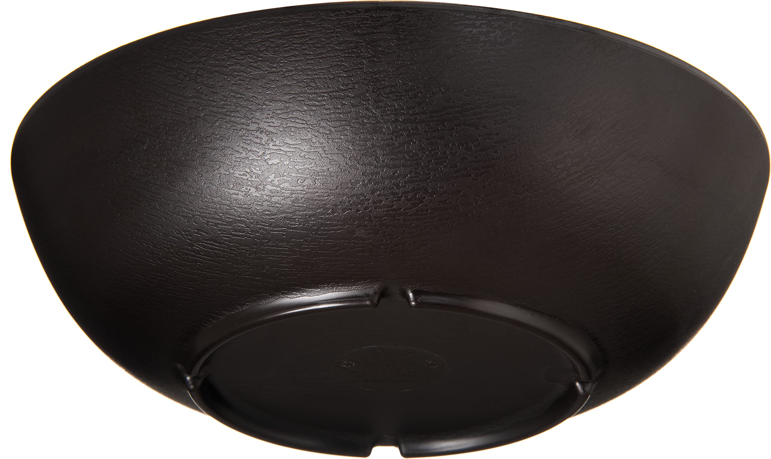 Carlisle Foodservice Products Epicure Acacia Grain Small Bowl 7.5'' - Dark Woodgrain