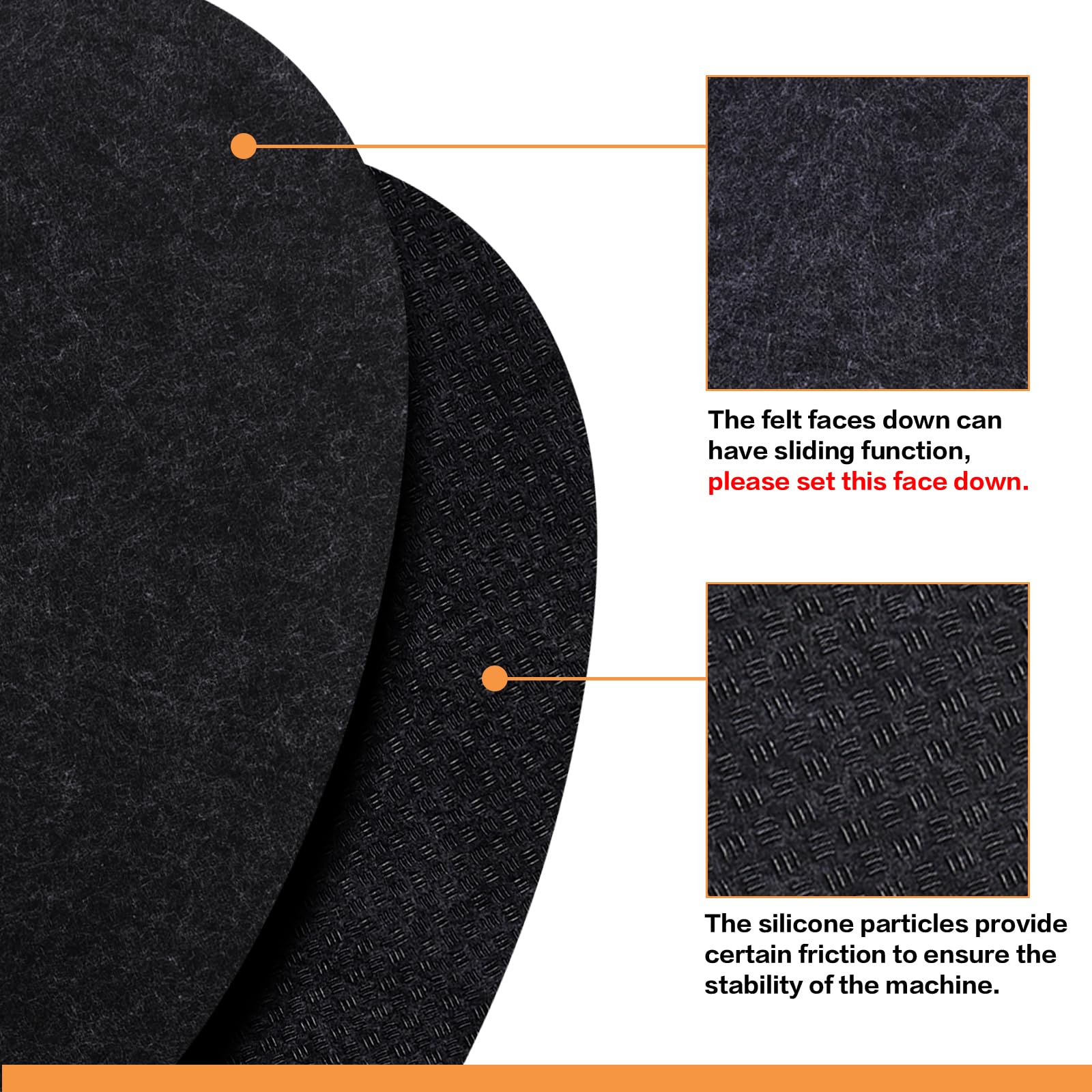 SIUDANGKA Heat Resistant Mat for Slow Cooker, 5-9qt, Coffee, 2 Pack Countertop Protector