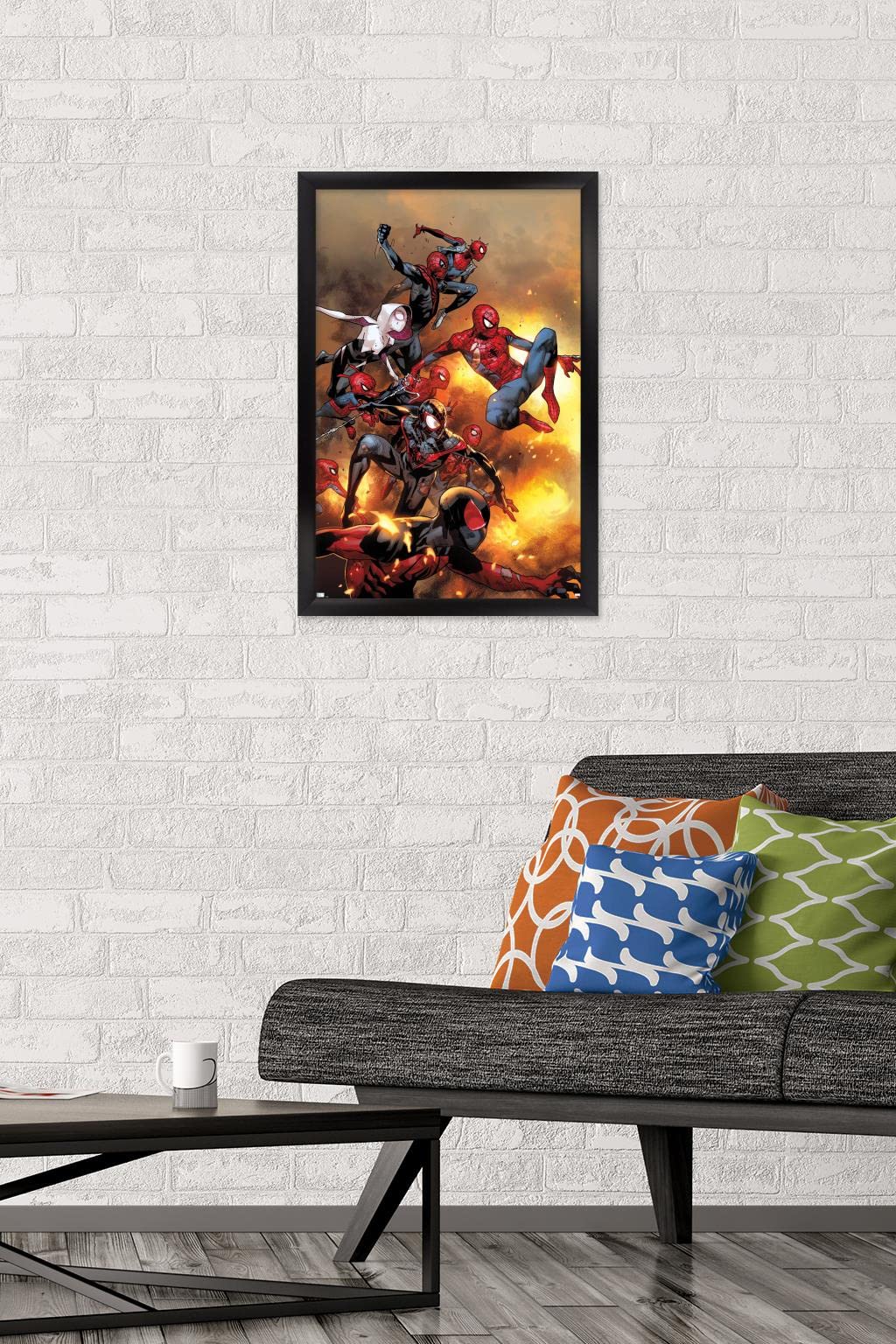 Trends International Marvel Comics - Spider-Verse - The Amazing Spider-Man #13 Wall Poster, 14.72'' X 22.37'', Black Framed Vers