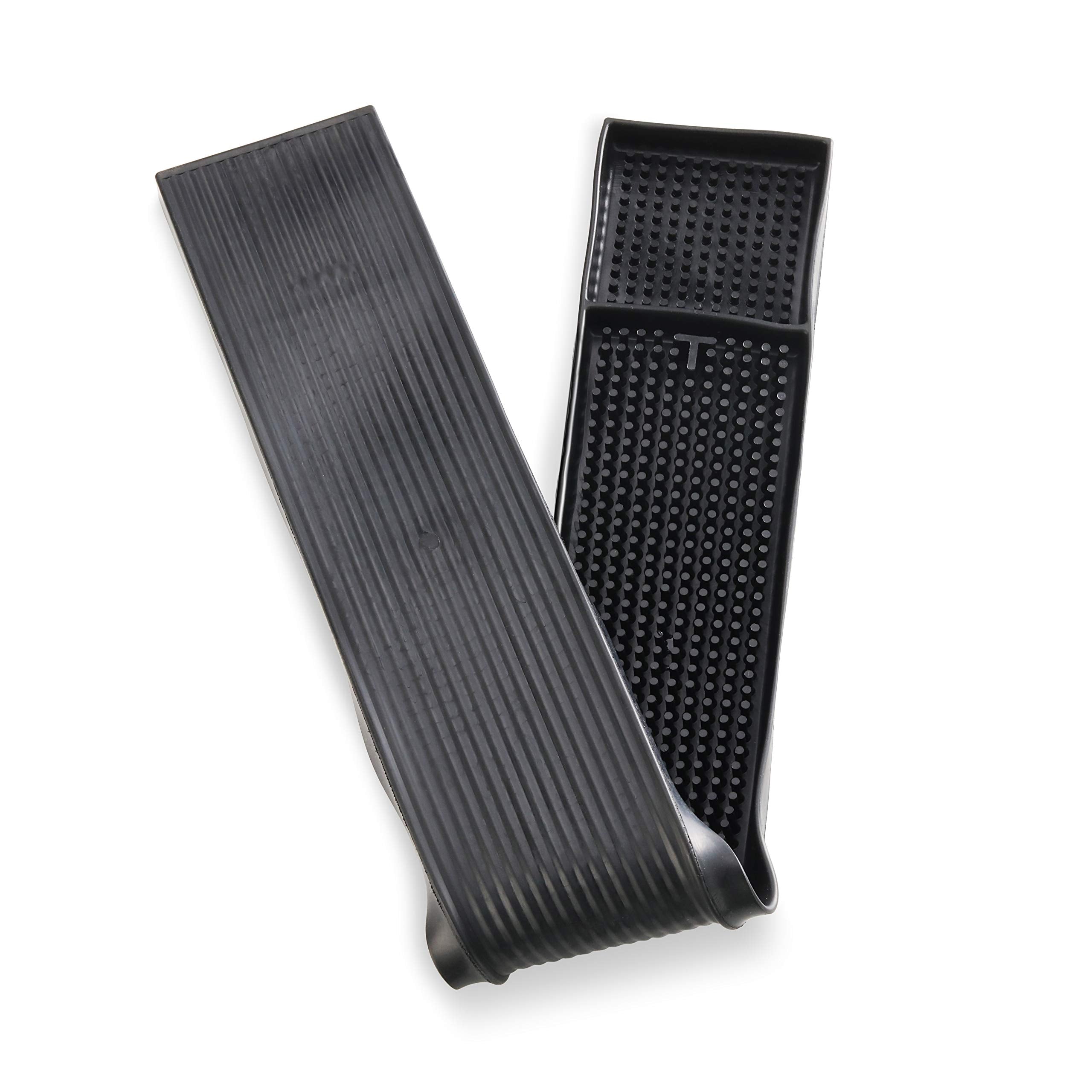 New Star Foodservice 48438 Rubber Bar Service Mat For Counter Top, 26.5-Inch By 3.25-Inch, Black