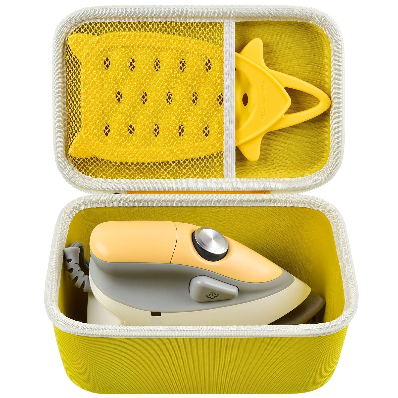 Gwcase Case Compatible With Oliso M2 Pro Mini Project Iron. Travel Irons Carrying Organizer Holder With Mesh Pocket Fits For Sol