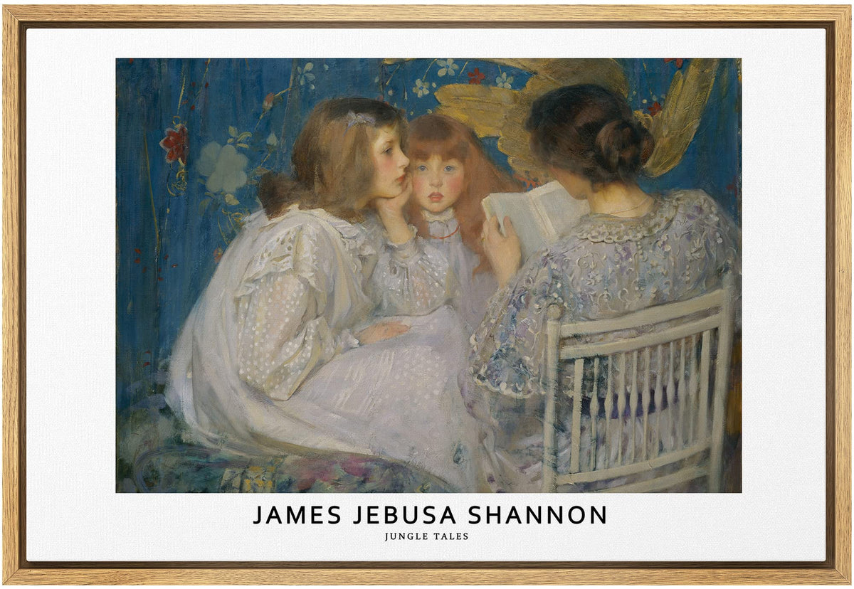 Wall26 Framed Canvas Print Wall Art Jungle Tales By James Jebusa Shannon Historic Classical Illustrations Fine Art Decorative Vi
