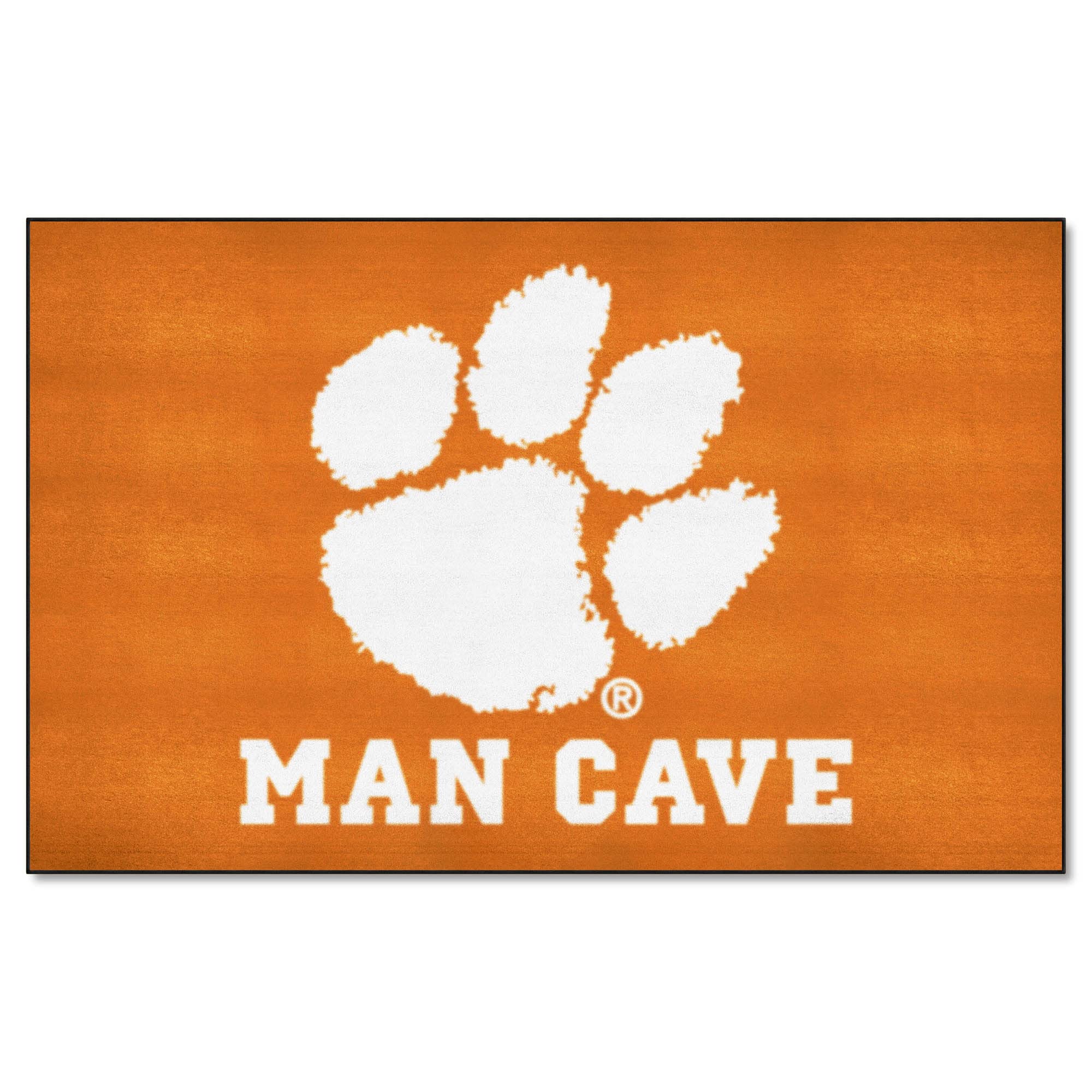 FANMATS NCAA Clemson University Sports Team Logo Man Cave UltiMat Rug - 5 x 8
