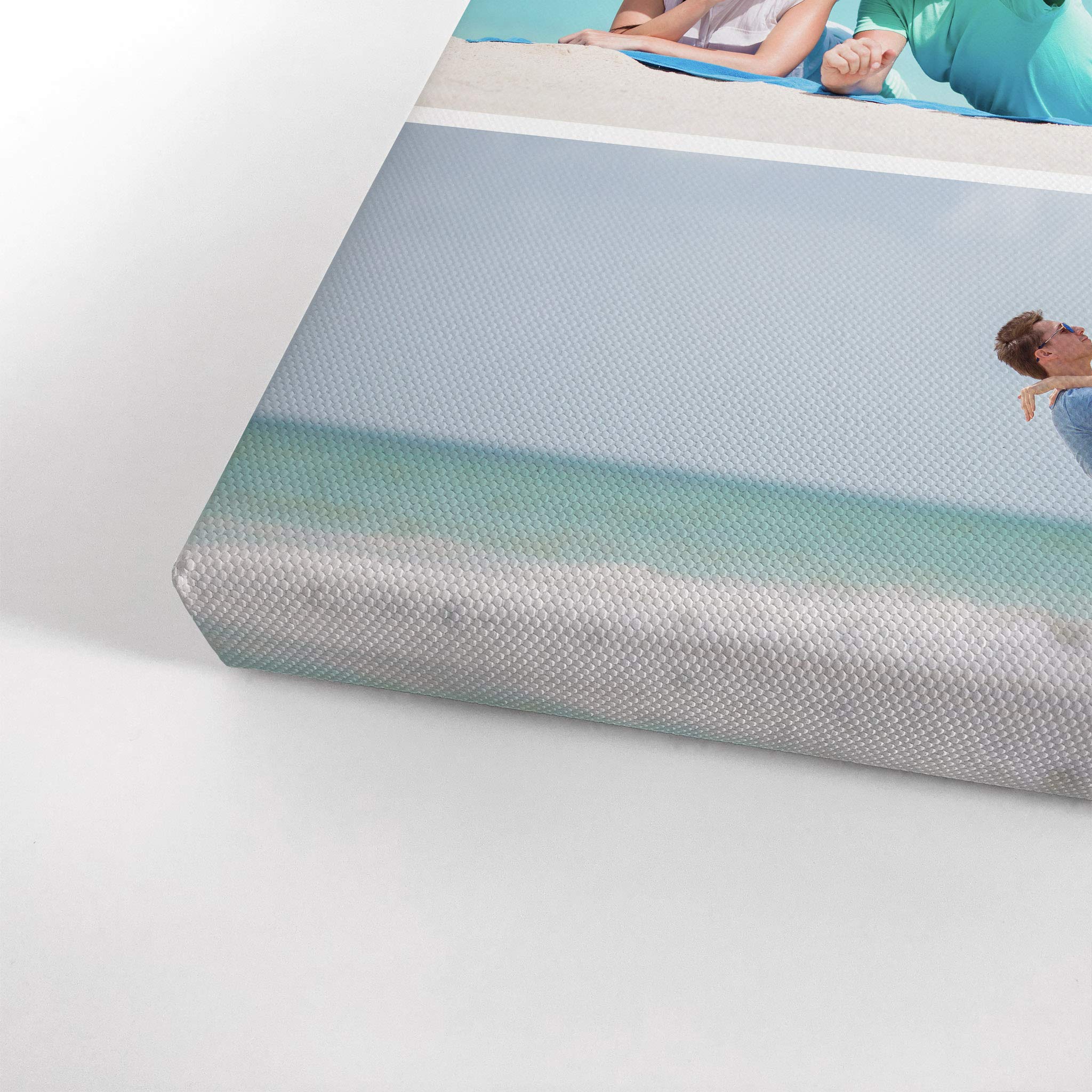Smile Art Design Personalized Photo Upload 3 Images Collage Picture Frame Custom Photo Print Canvas Print With Your Photos Perso