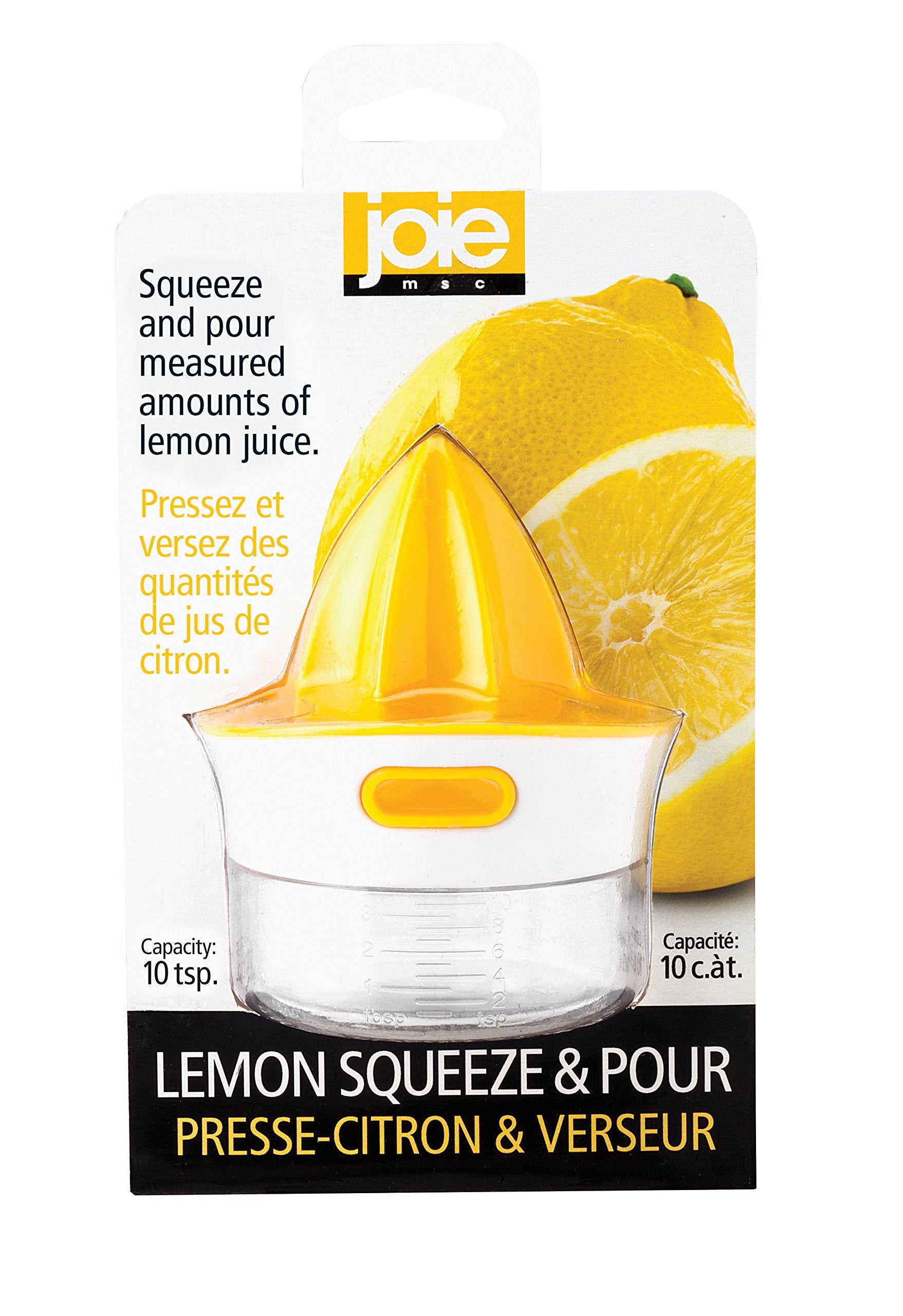 Joie Kitchen Gadgets Joie Squeeze And Pour Juicer Reamer, 10Tsp, Yellow