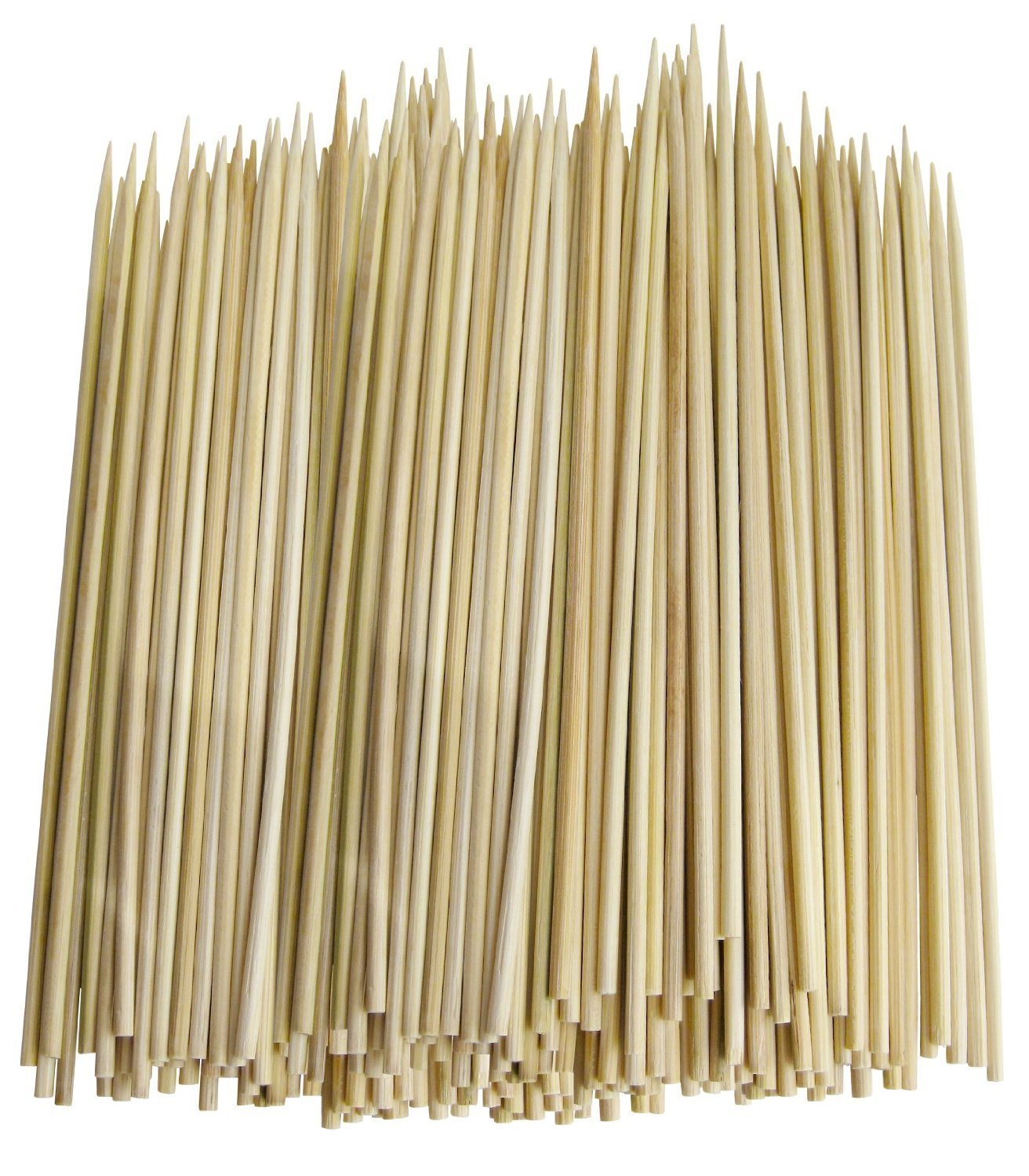 Pack Of 300 Thin Bamboo Skewers For Bbq, Skewer, Shish Kabobs, Appetizers (12 Inch)