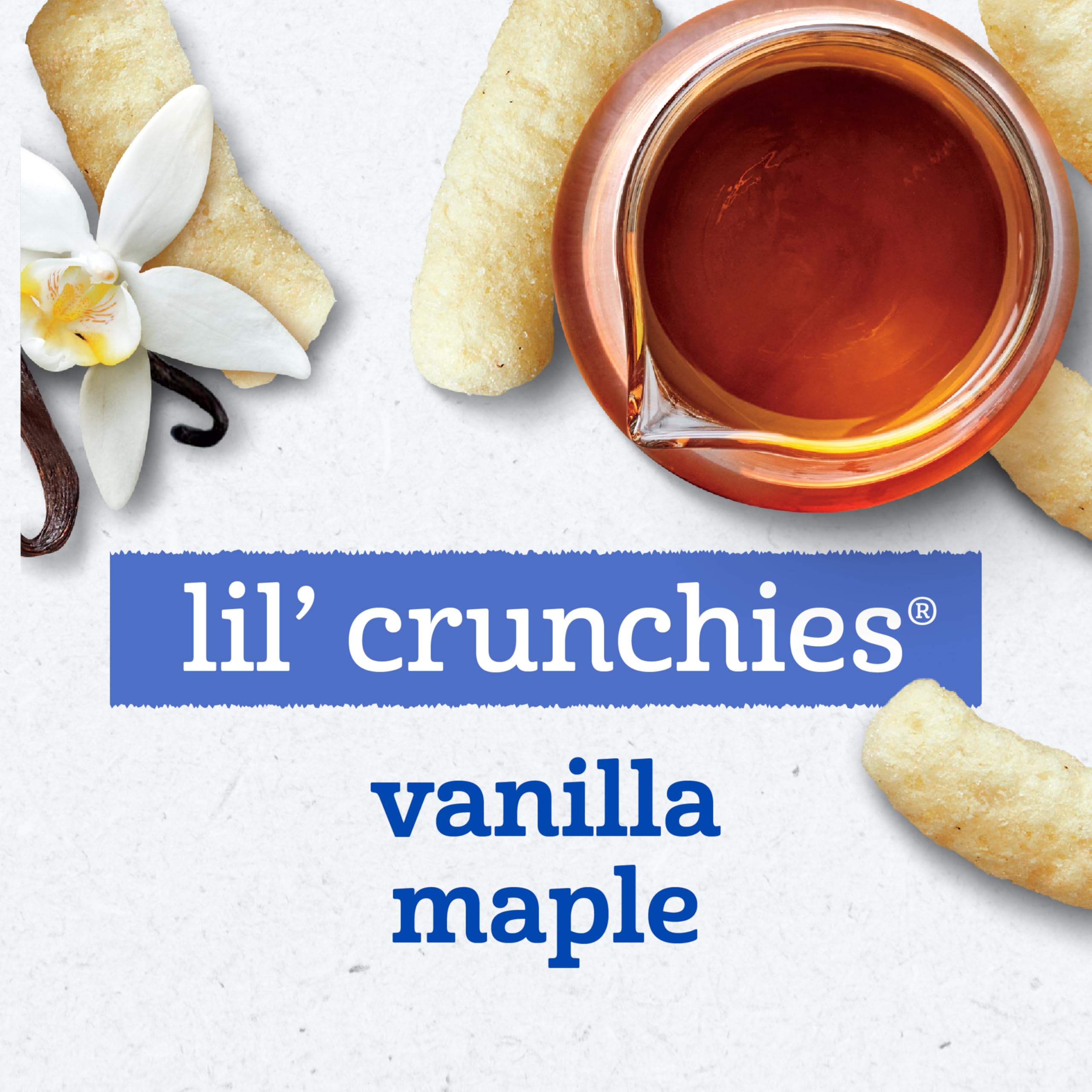 Gerber Snacks For Baby Lil Crunchies, Vanilla Maple, 148 Ounce (Pack Of 6)