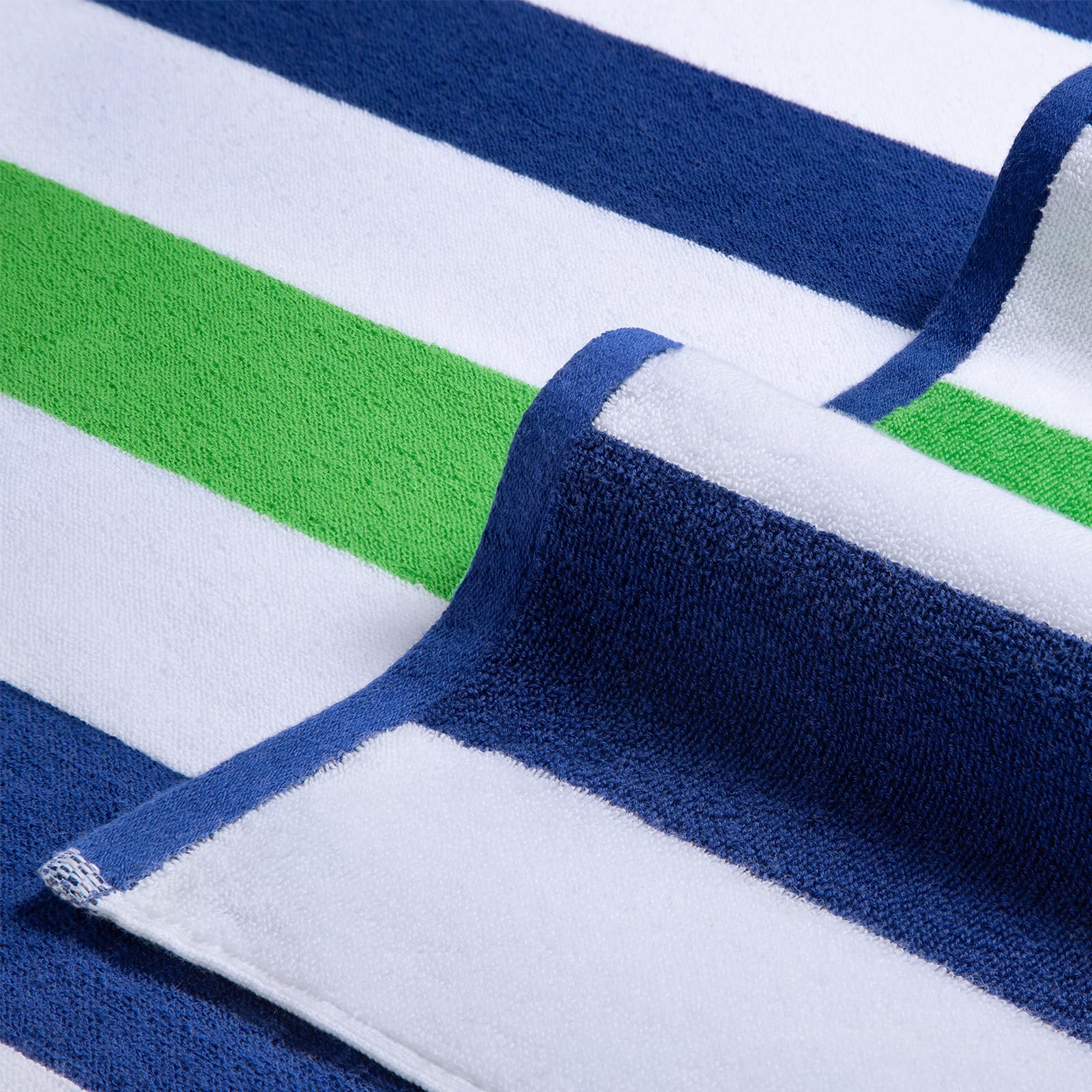 Bornbay Large Beach Towel Oversized - 40''X70'' Big Cute Beach Towel, Extra Large Thick Grassgreen Beach Towels, Xl Wide Fluffy