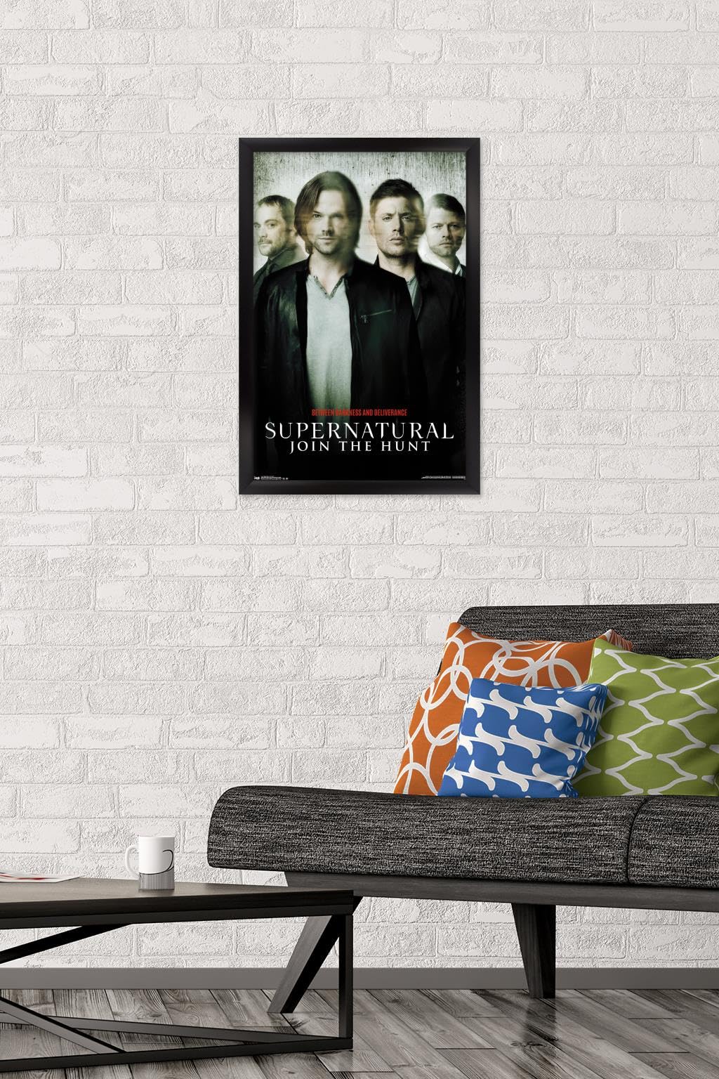 Trends International Supernatural - Key Art 11 Wall Poster, 22.4L X 14.7W, Black Framed Version