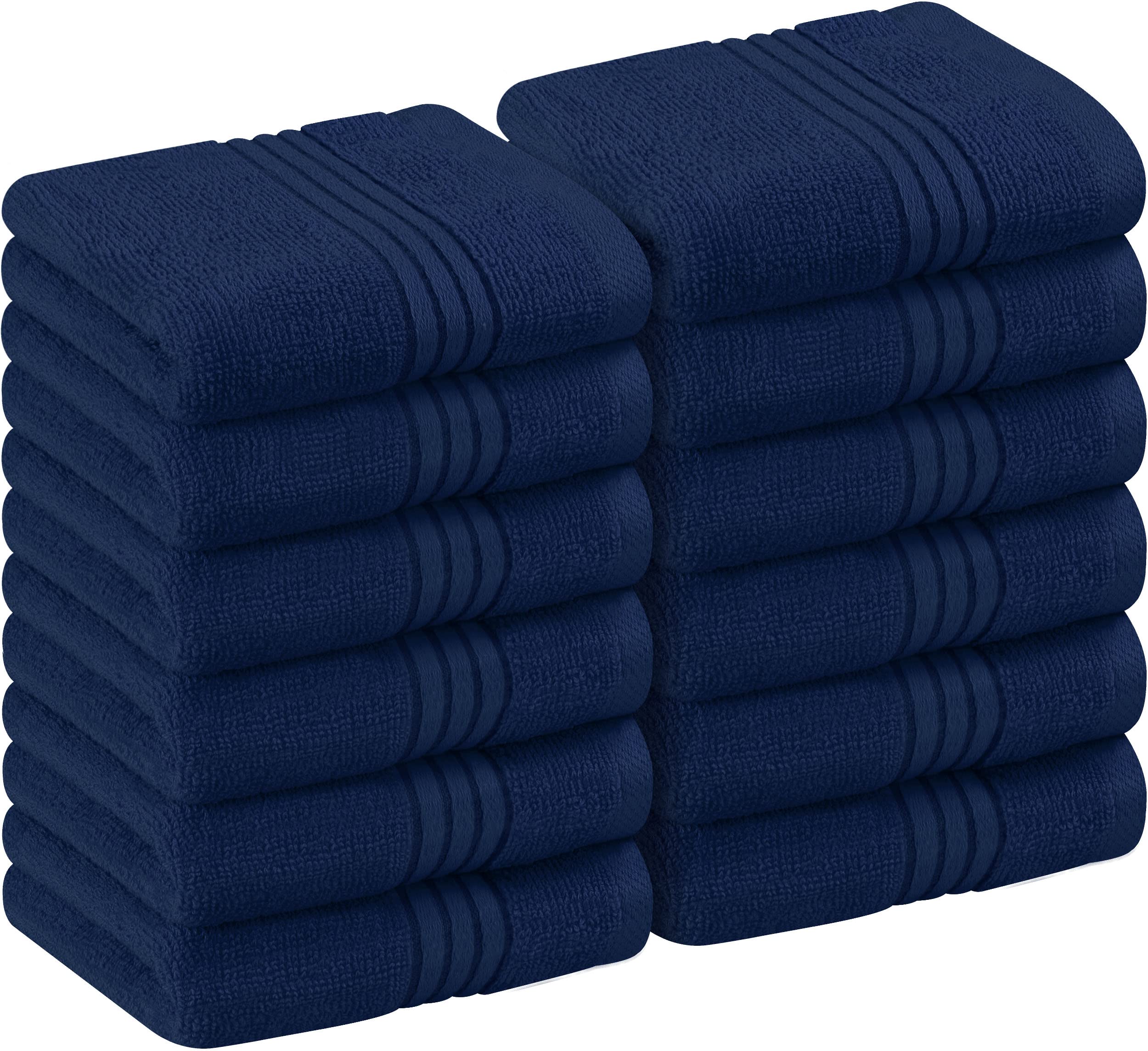 Utopia Towels 12 Pack Premium Wash Cloths Set (12 X 12 Inches) 100% Cotton Ring Spun, Highly Absorbent Cotton And Soft Feel Wash