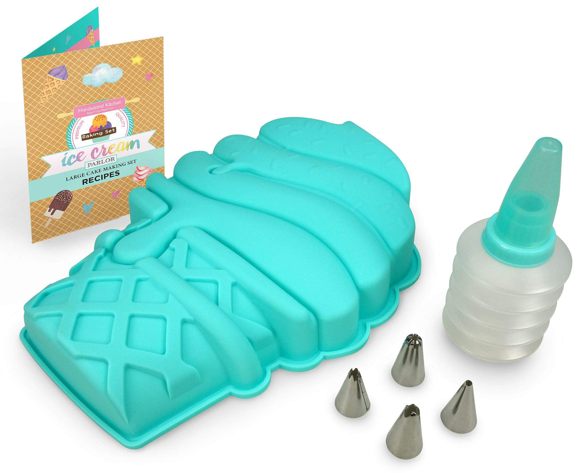 Handstand Kitchen Ice Cream Parlor 7 Piece Swirl Cone Shaped Real Cake handstand-kitchen-ice-cream-parlor-7-piece-swirl-cone-shaped-real-cake