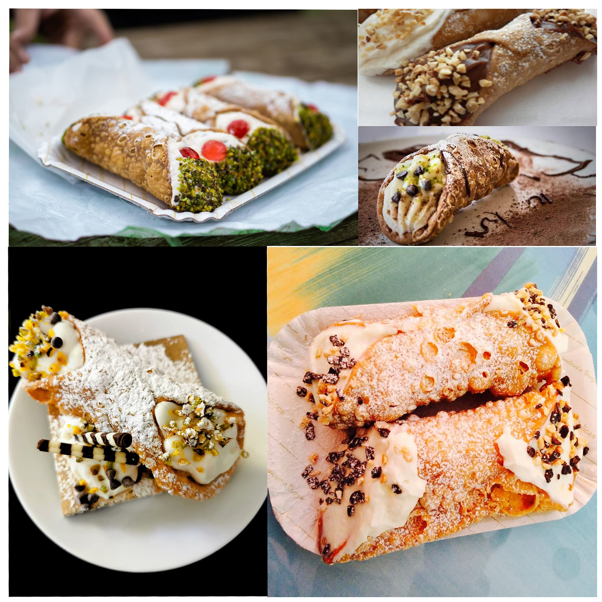 Alovexiong Non-stick Cannoli Tubes - 6pcs Stainless Steel 4.92" Cream Horn Molds, Silver Baking Cones for Pastry Rolls